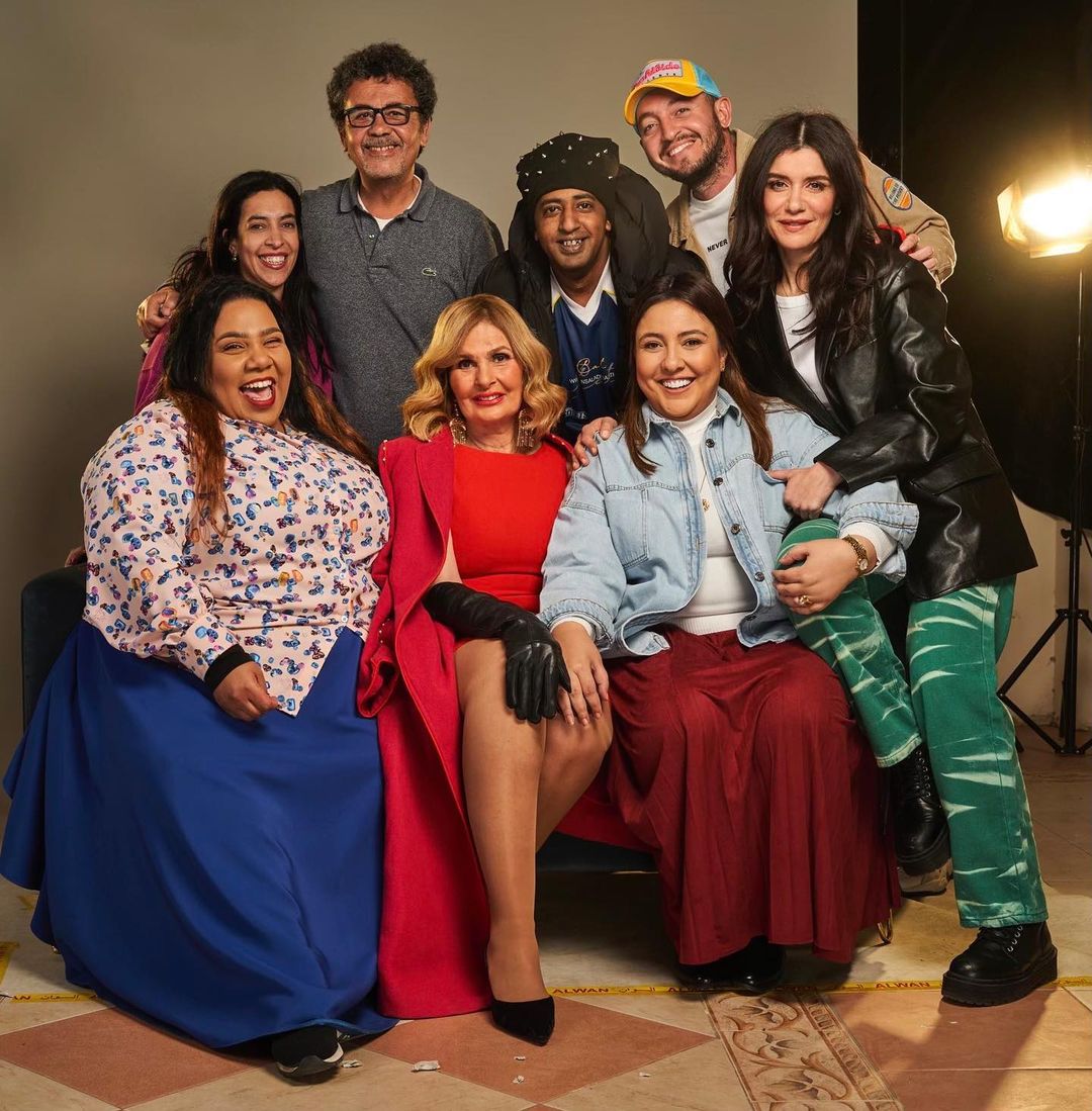 يسرا وغادة عادل مع النجوم