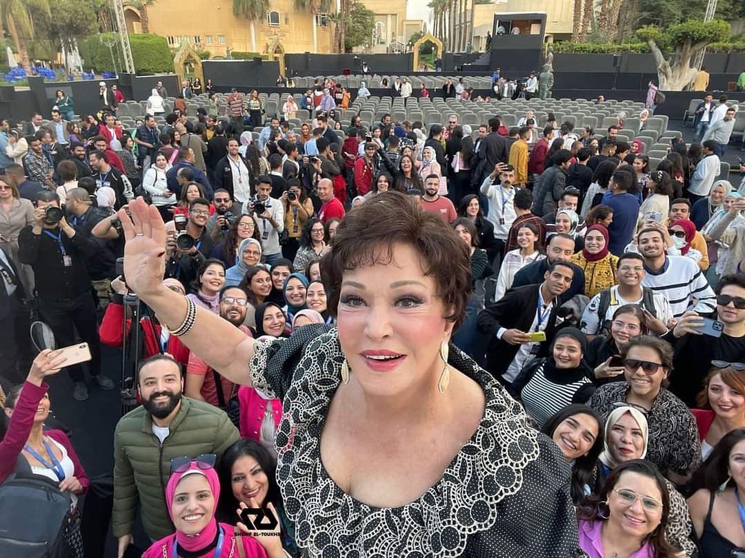 لبلبة خلال فعاليات مهرجان القاهرة السينمائي الدولي في دورته الأخيرة 