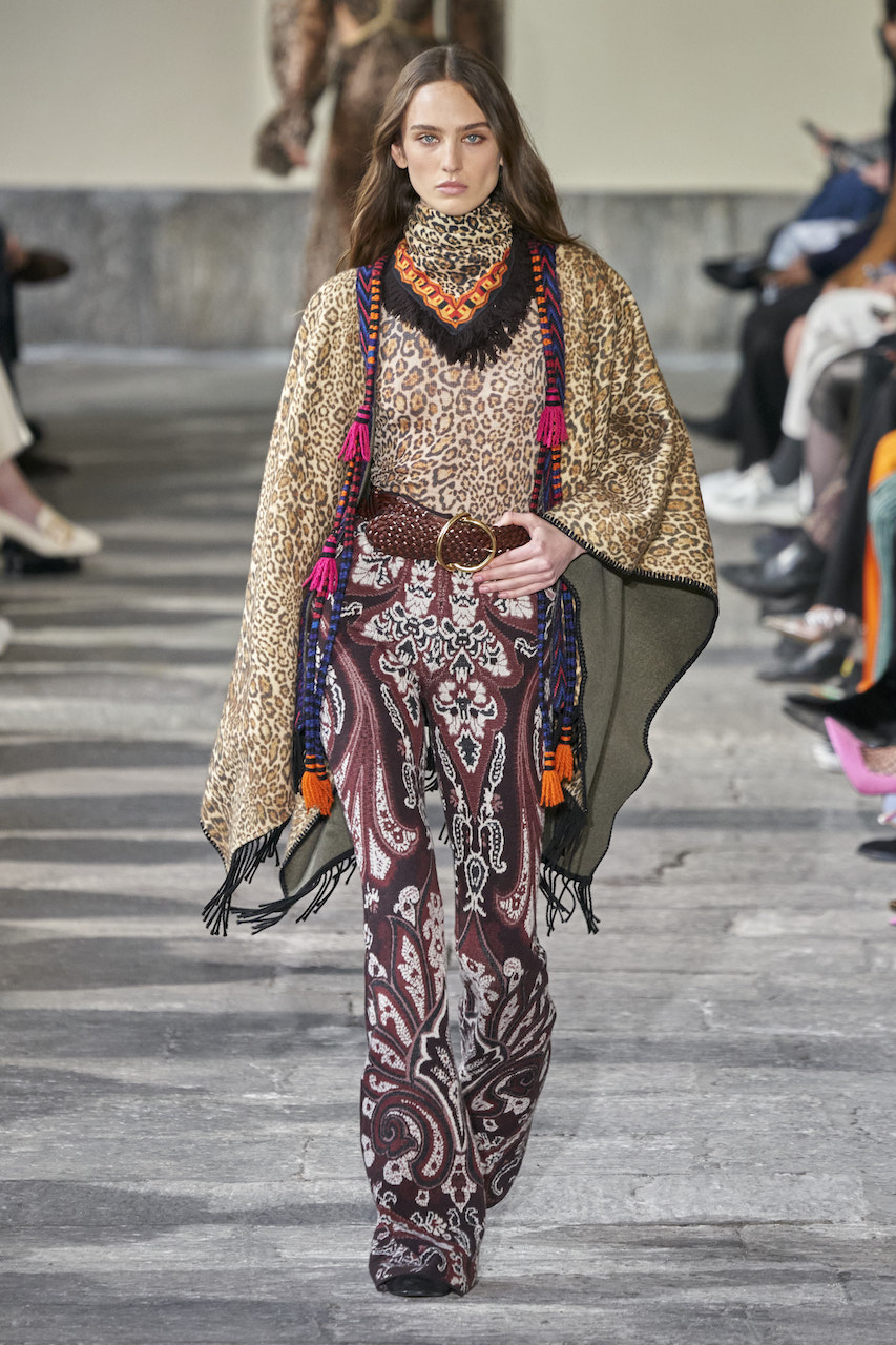 كاب بنقشة النمر من Etro 