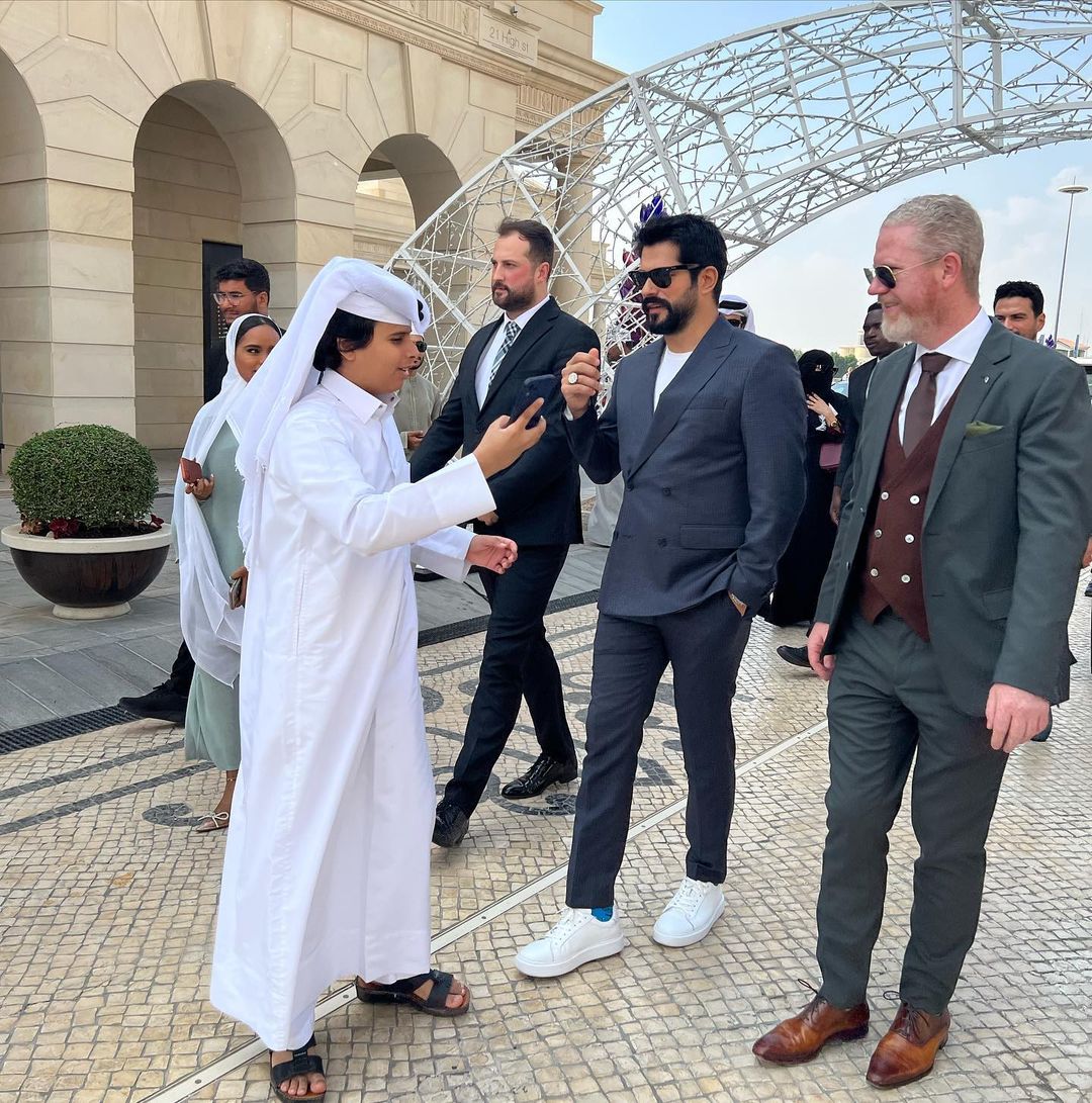 أبرز اللقطات لمشاهير العالم في قطر