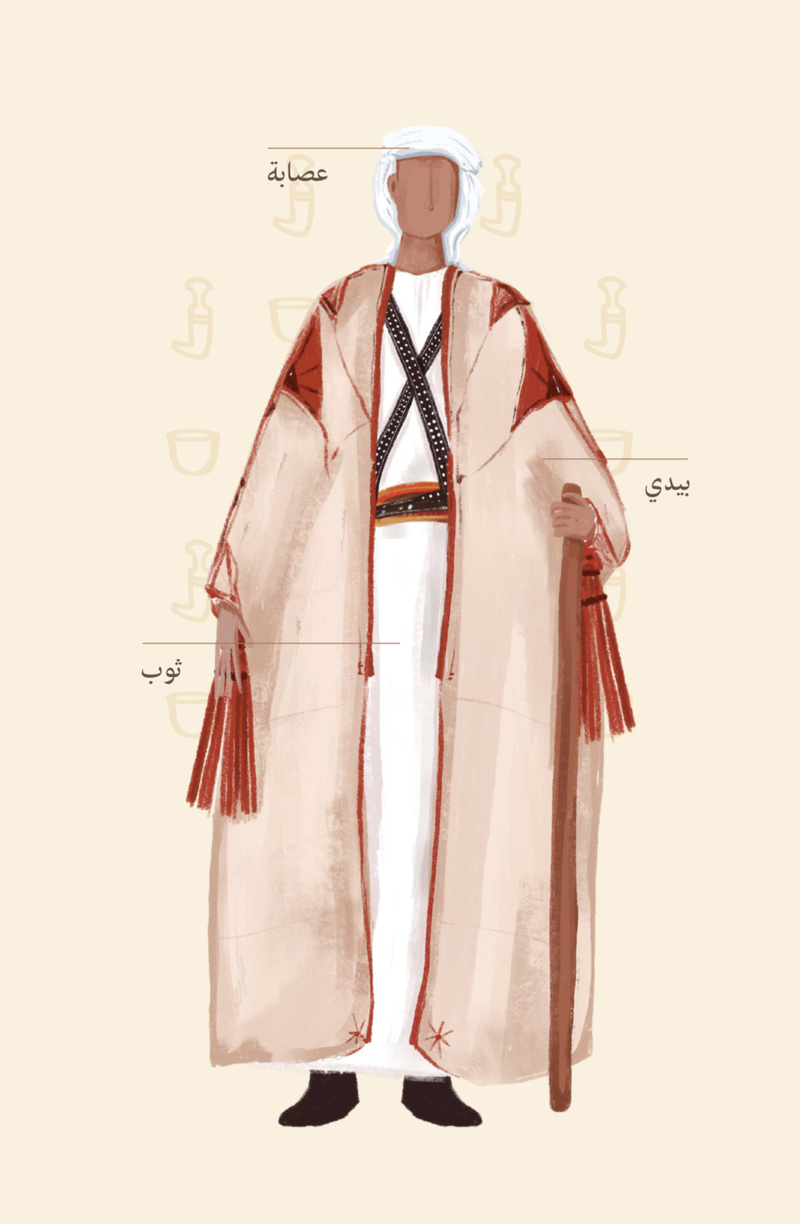 زي الرجال في المنطقة الجنوبية