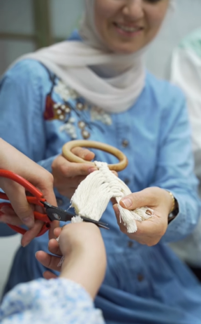  المشغولات اليدوية التقليدية لفرح الأمير حسين بن عبدالله