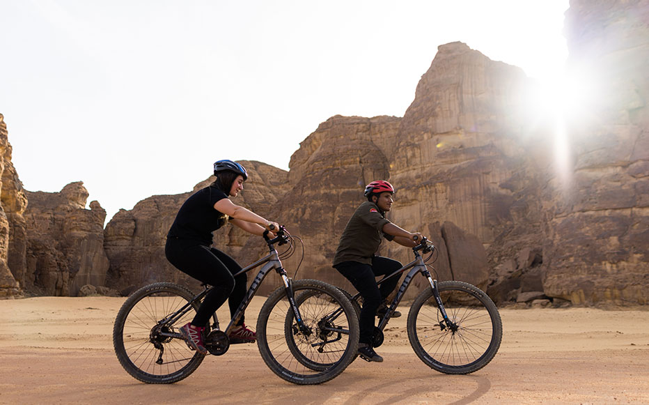  مسار الدراجات في العلا 