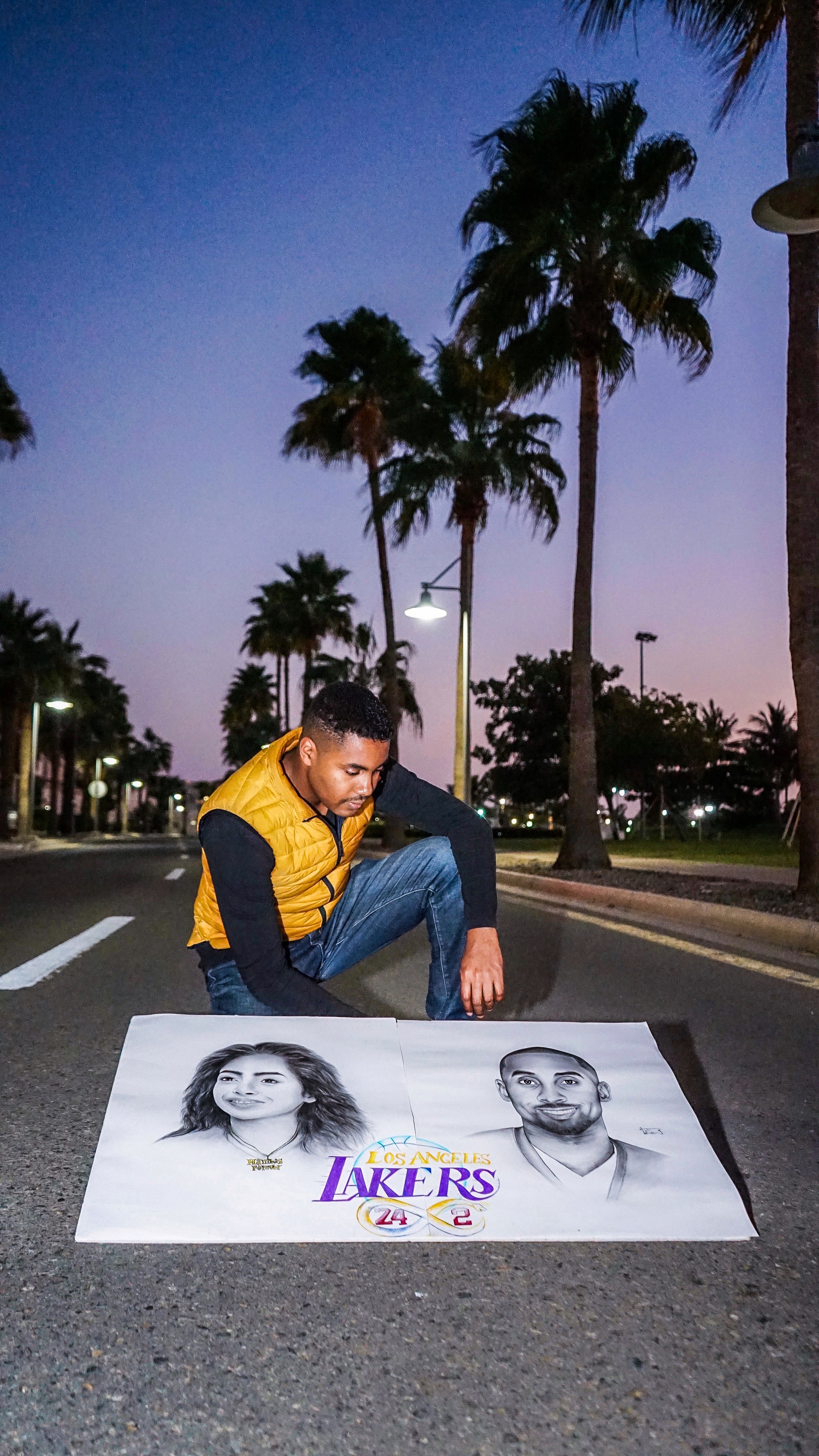 إبداع طارق بلدينا يظهر جليا في كافة لوحاته الفنية