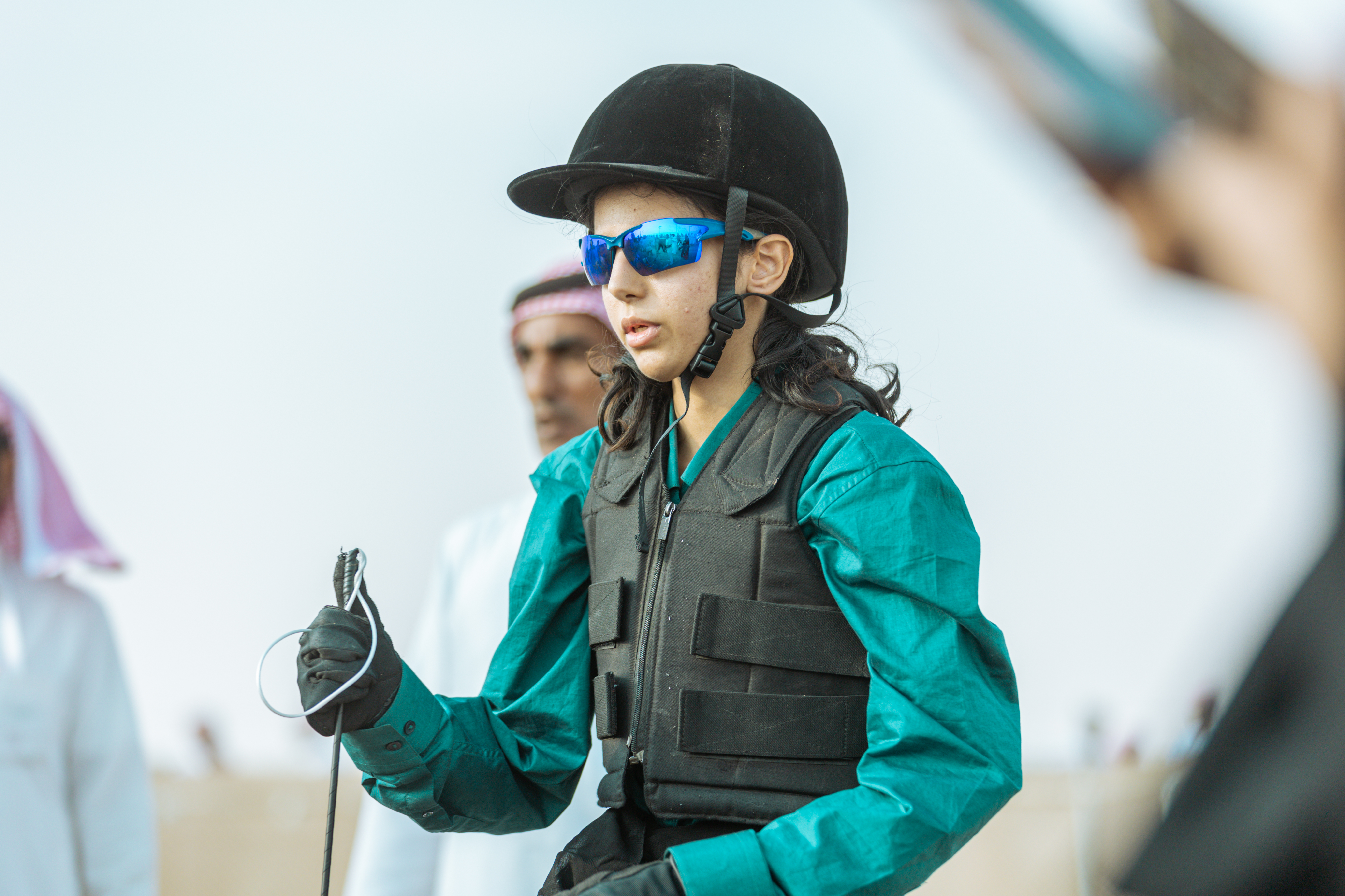إحدى المتسابقات في لقطة من السباق