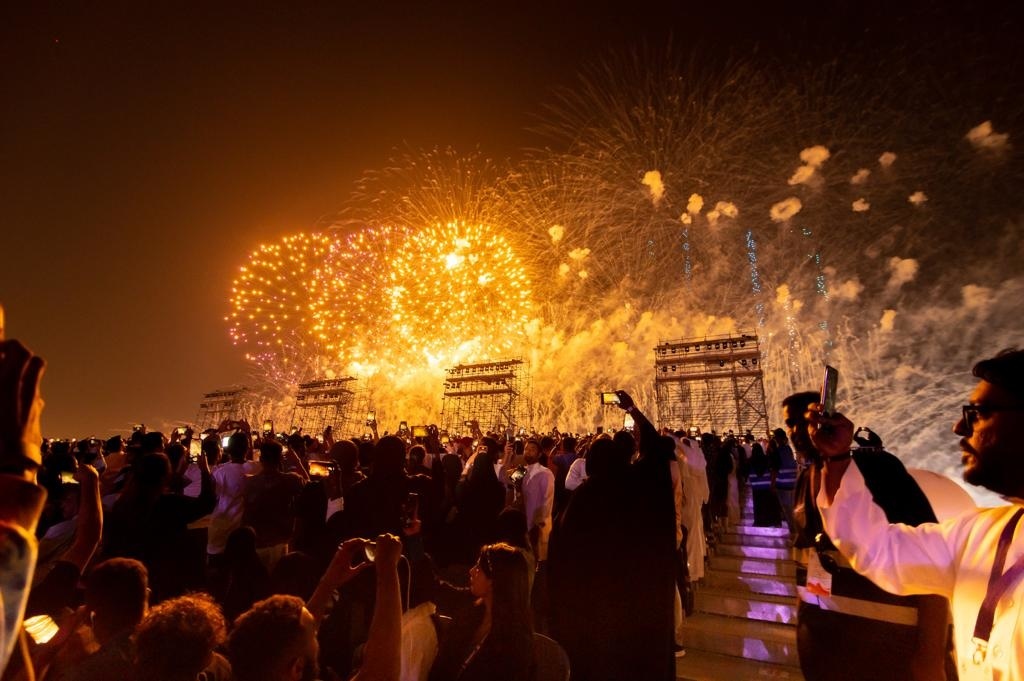 لقطة مبهرة في سماء الرياض