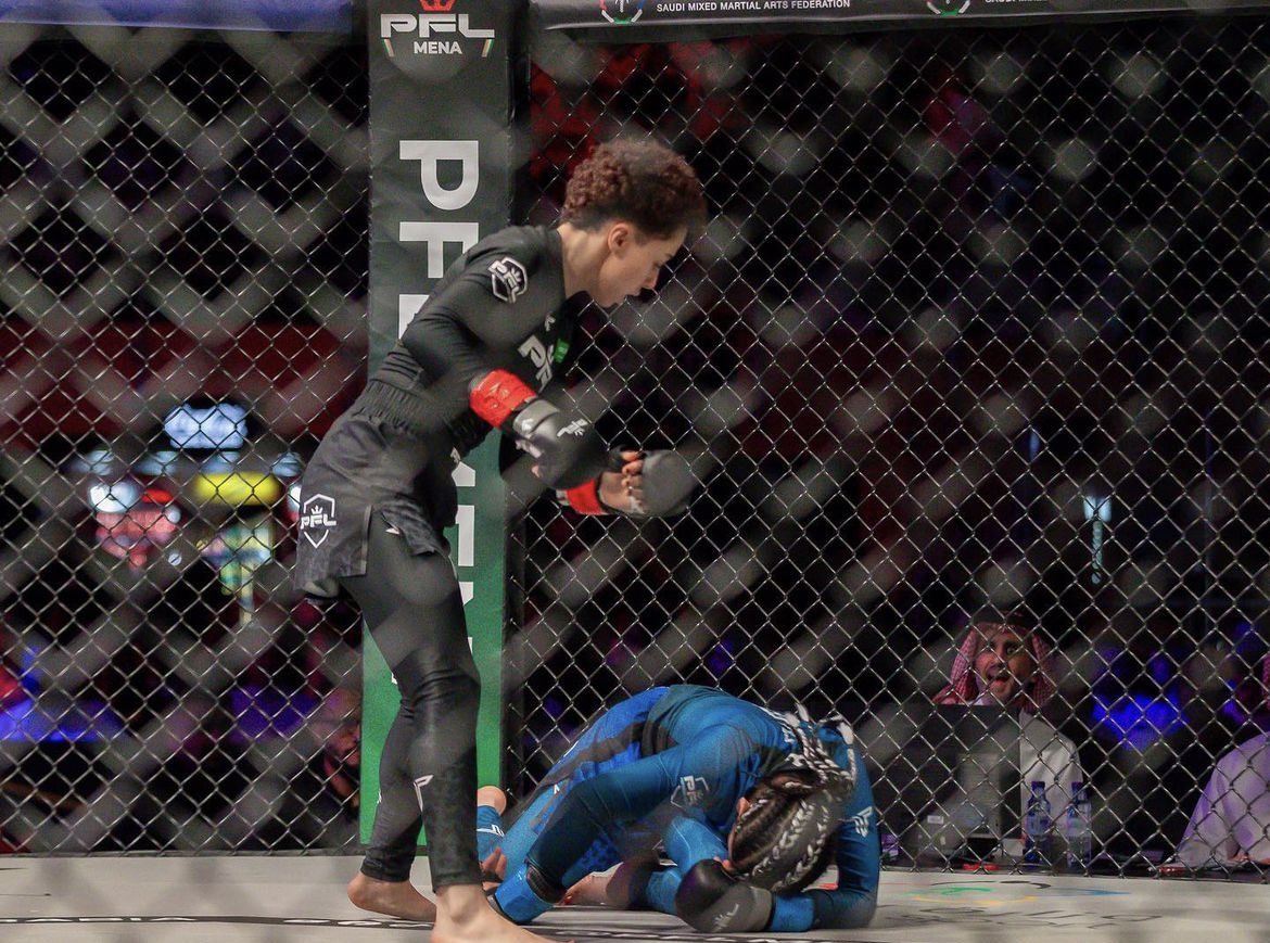  لحظات النصر الغالية للاعبة هتان السيف 