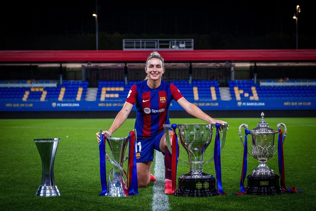  أليكسيا بوتياس حققت العديد من الألقاب رفقة برشلونة 