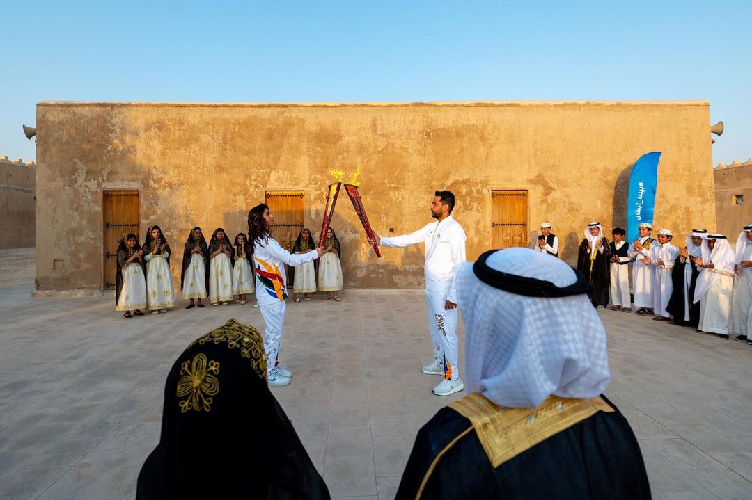 شعلة دورة الألعاب السعودية 2024 تجوب المملكة 