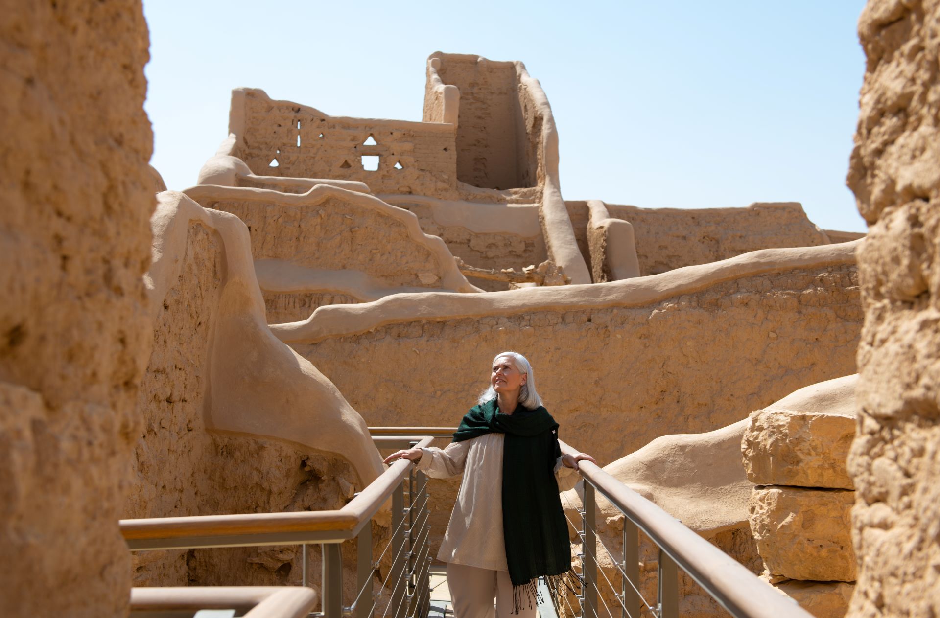  عمارة صامدة على مر الزمن في الدرعية 