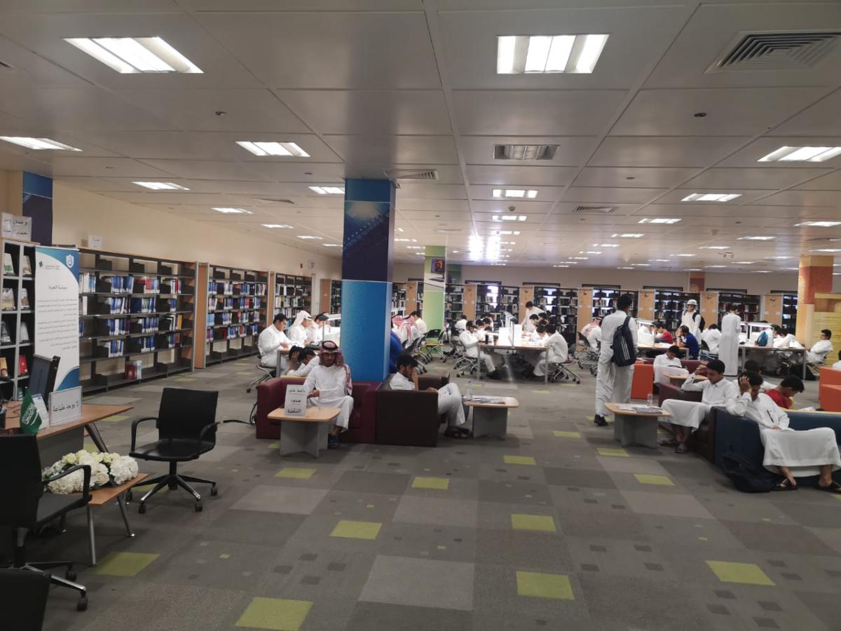  مكتبة جامعة الملك سعود في الرياض 
