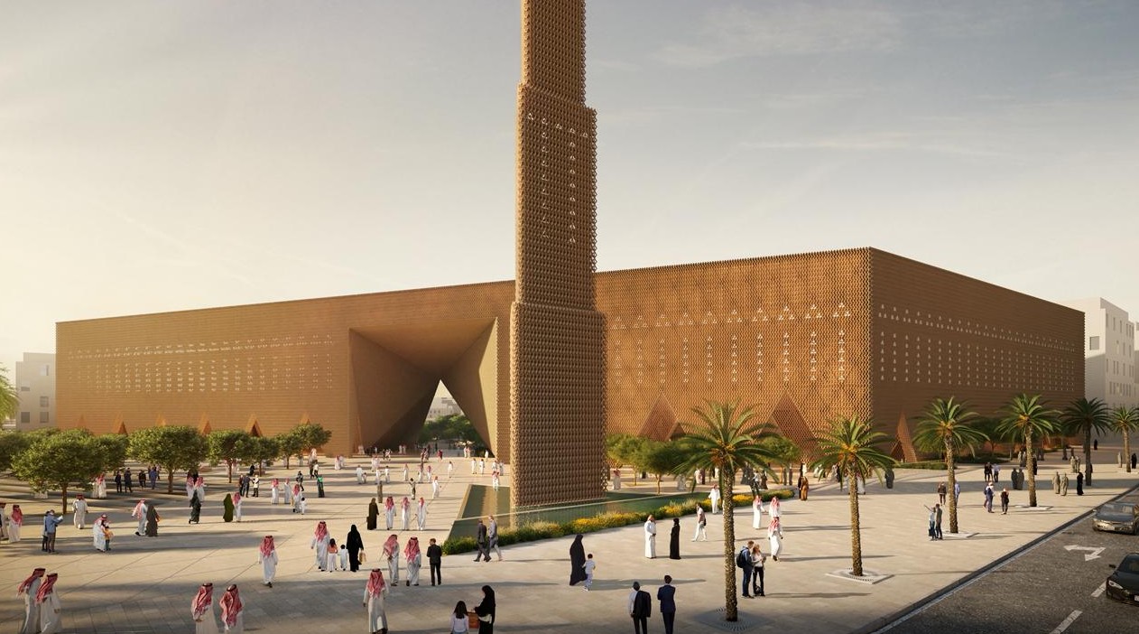   الجامع الكبير… أيقونة دينية وثقافية جديدة في قلب الدرعية التاريخية. 