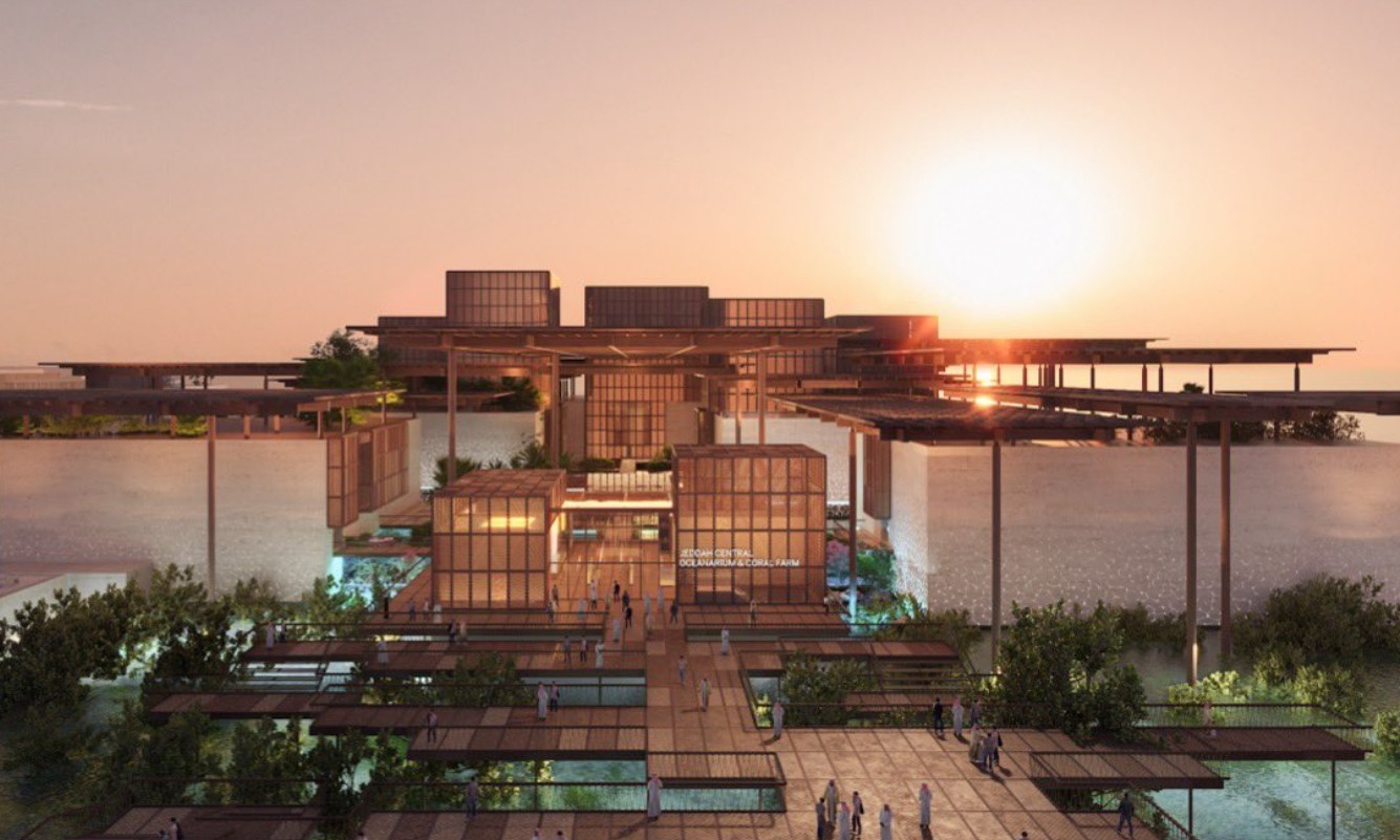  مركز عالمي للدراسات والأبحاث للمحافظة على الحياة البحرية في وسط جدة 