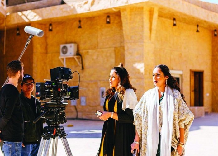 جانب من الفيلم القصير الدنيا حفلة للمخرج رائد السماري