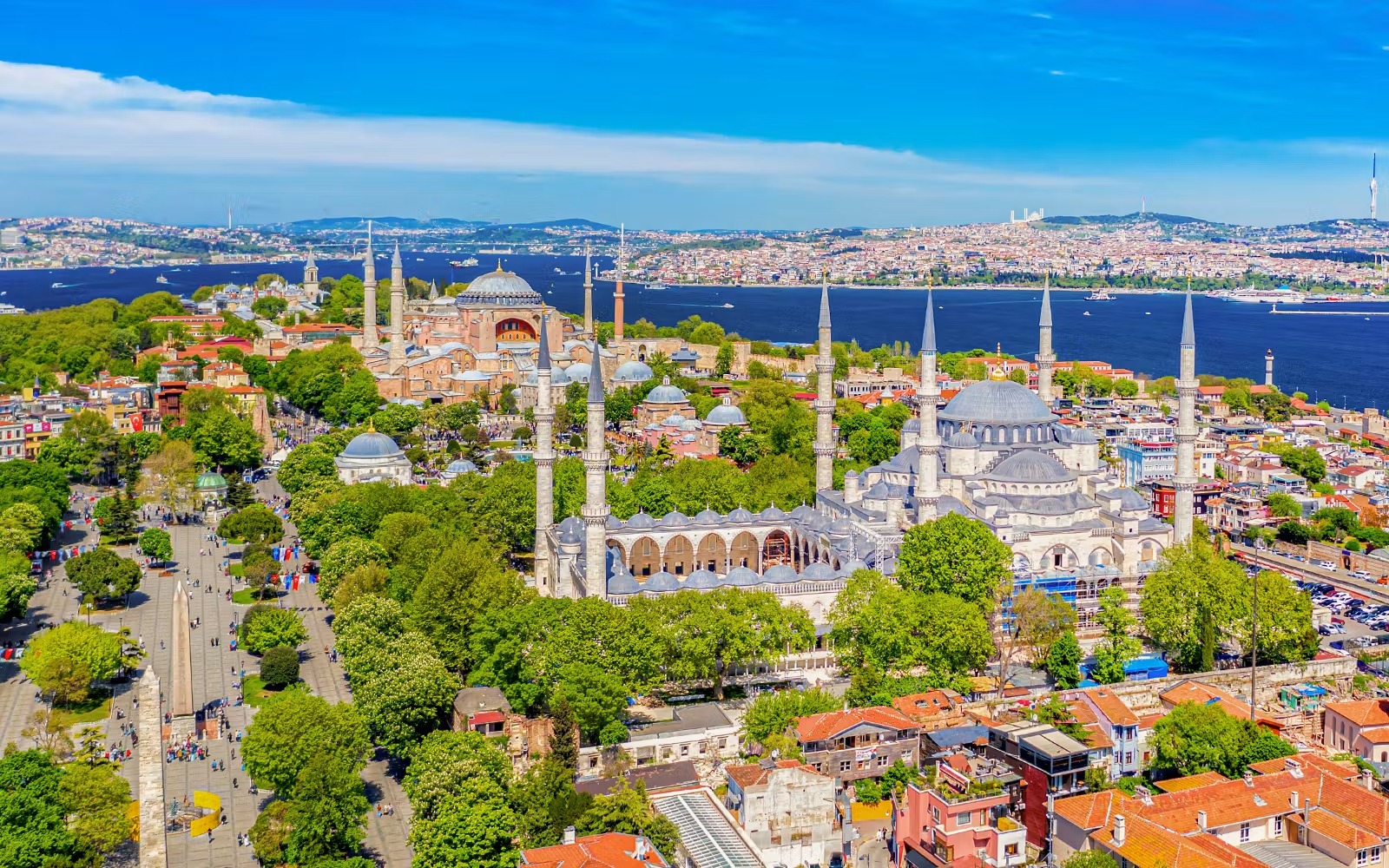 آيا صوفيا Hagia Sophia والمسجد الأزرق Blue Mosque