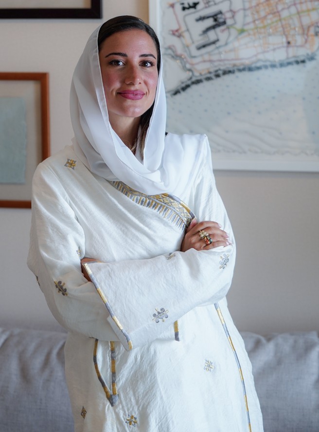 آية البكري، الرئيس التنفيذي لمؤسسة بينالي الدرعية