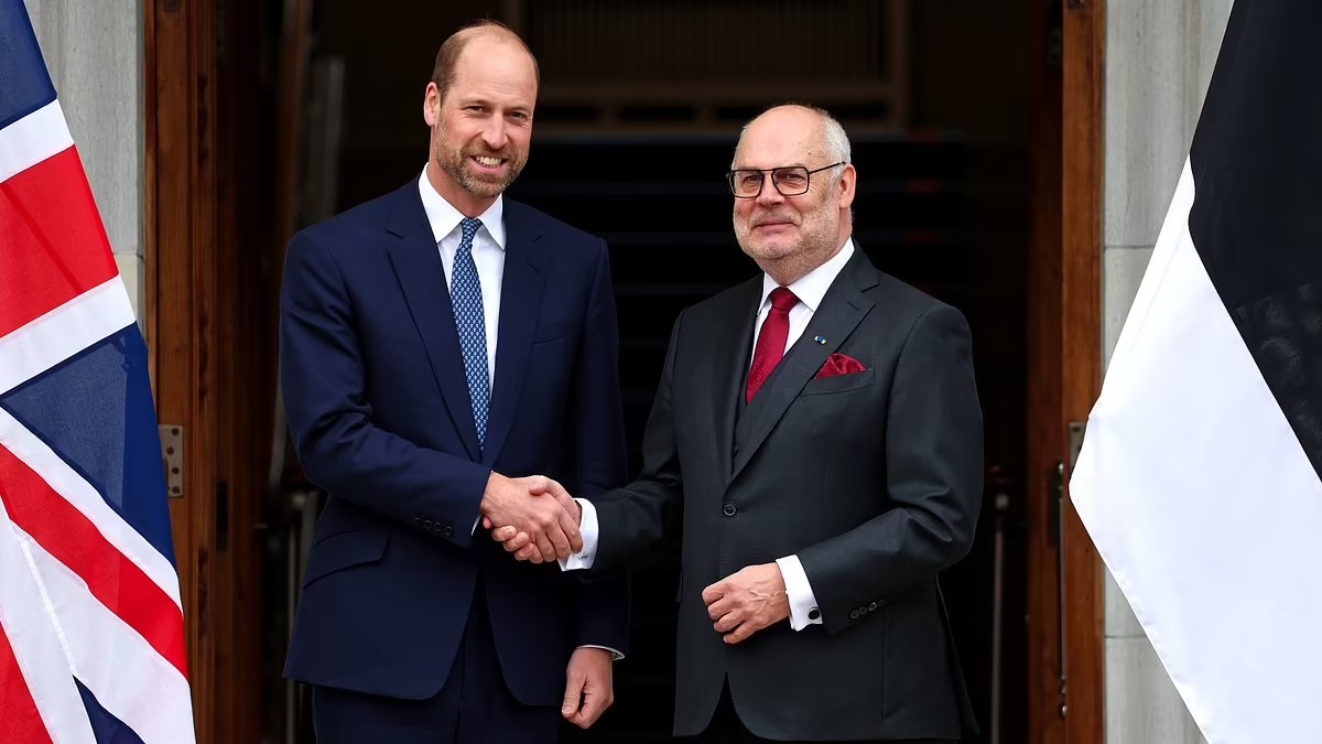 أثبت ويليام براعته كرجل دولة في اجتماعه مع رئيس إستونيا