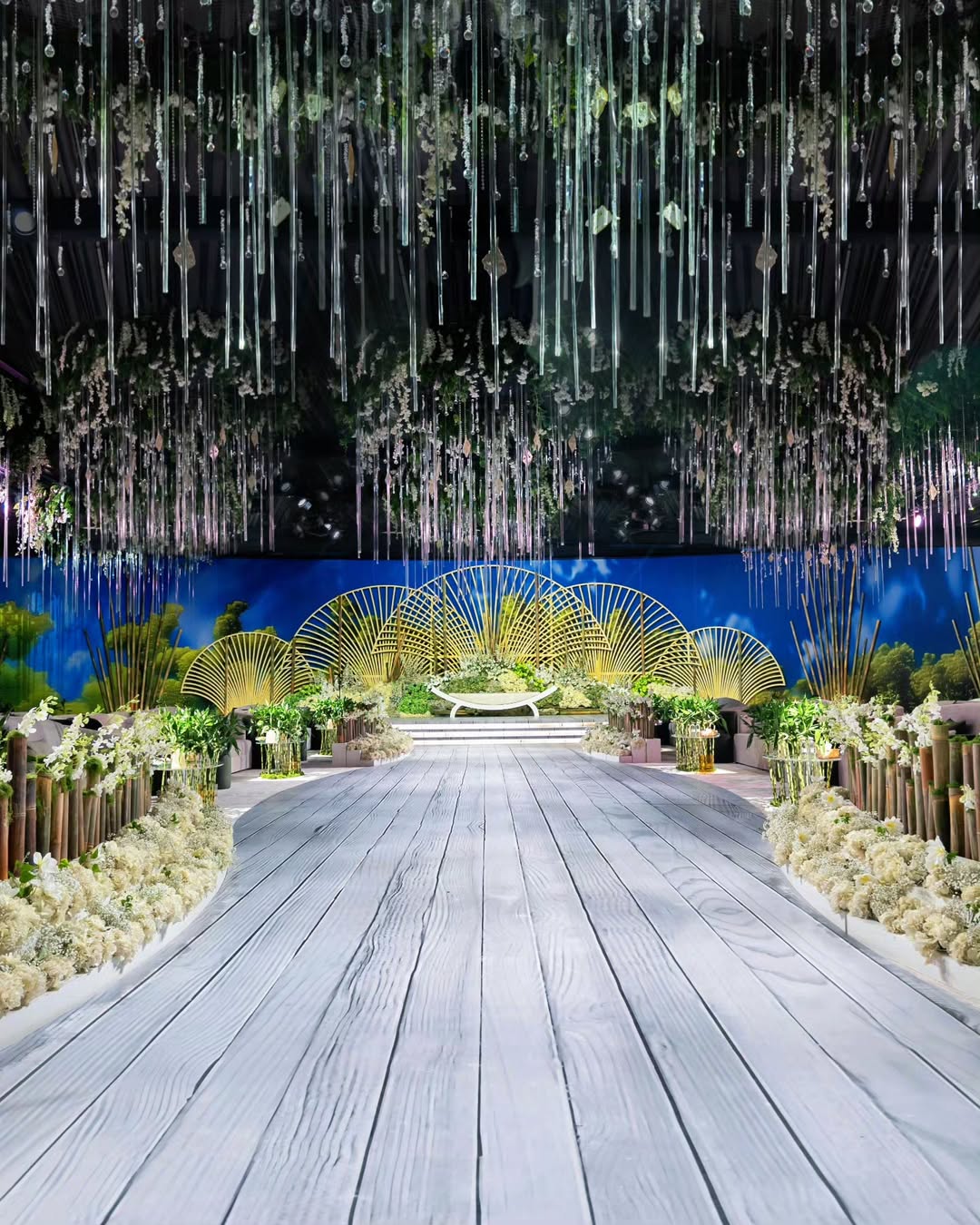 أجواء الطبيعة في  زفاف شتوي