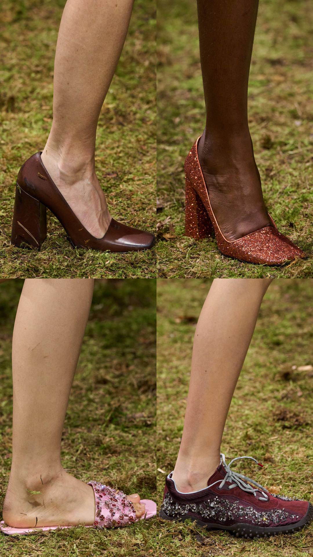 أحذية بكعب عالي وأخرى مسطحة من ‏Miu Miu