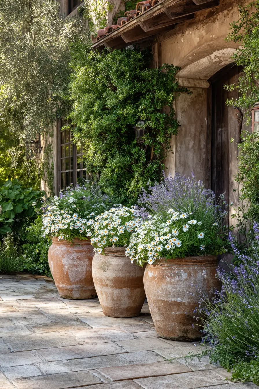 أحواض ورود متآكلة المظهر