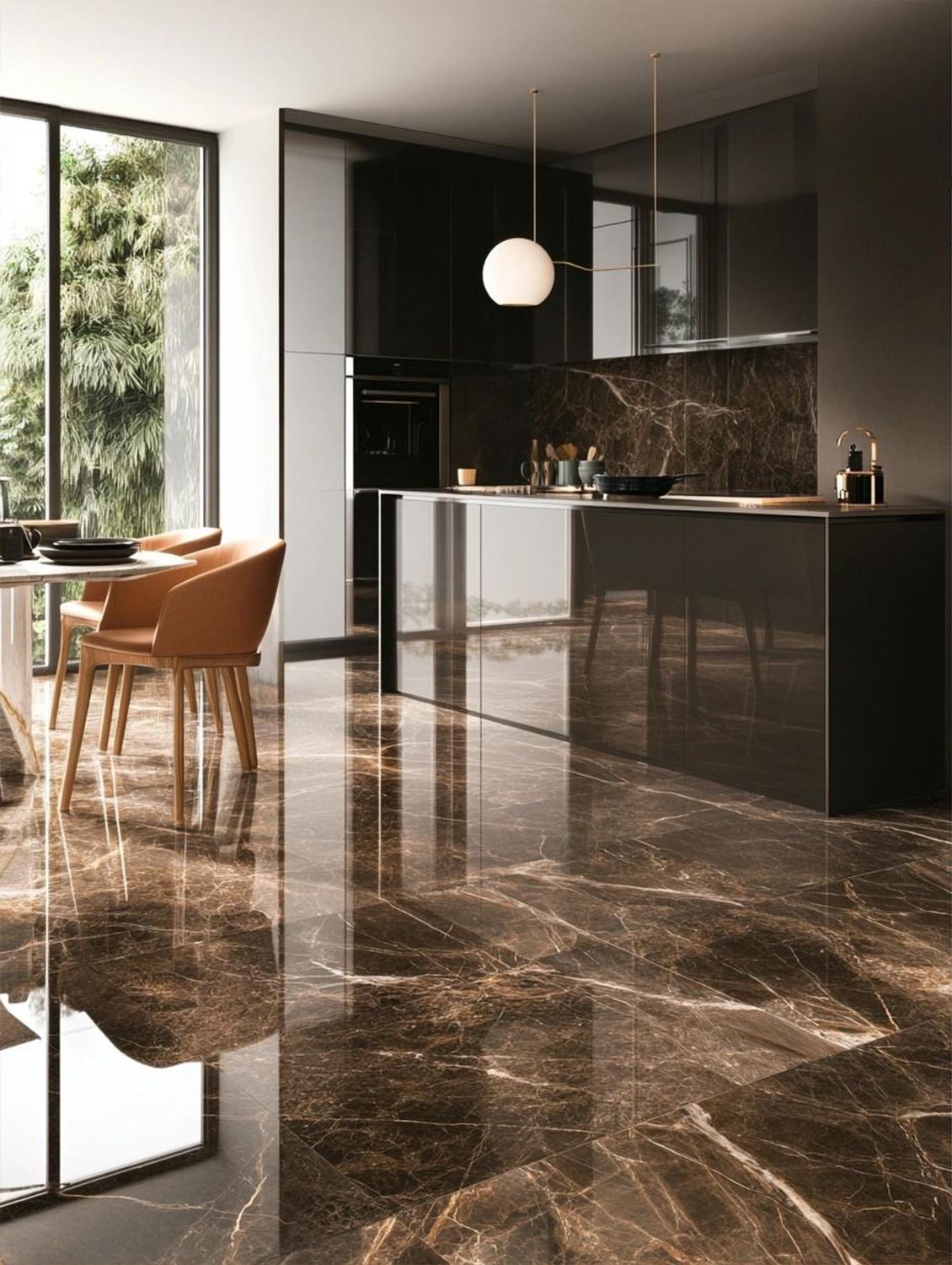 أرضيات من رخام إمبرادور  Emperador