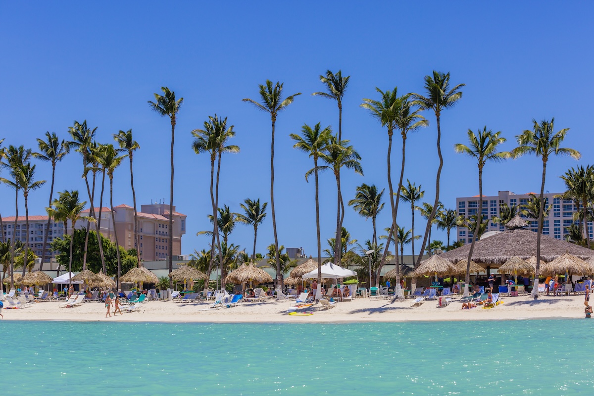 أروبا Aruba، منطقة البحر الكاريبي