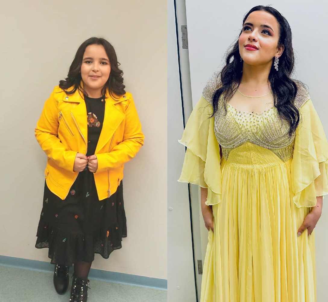 أشرقت أحمد بين الطفولة والشباب