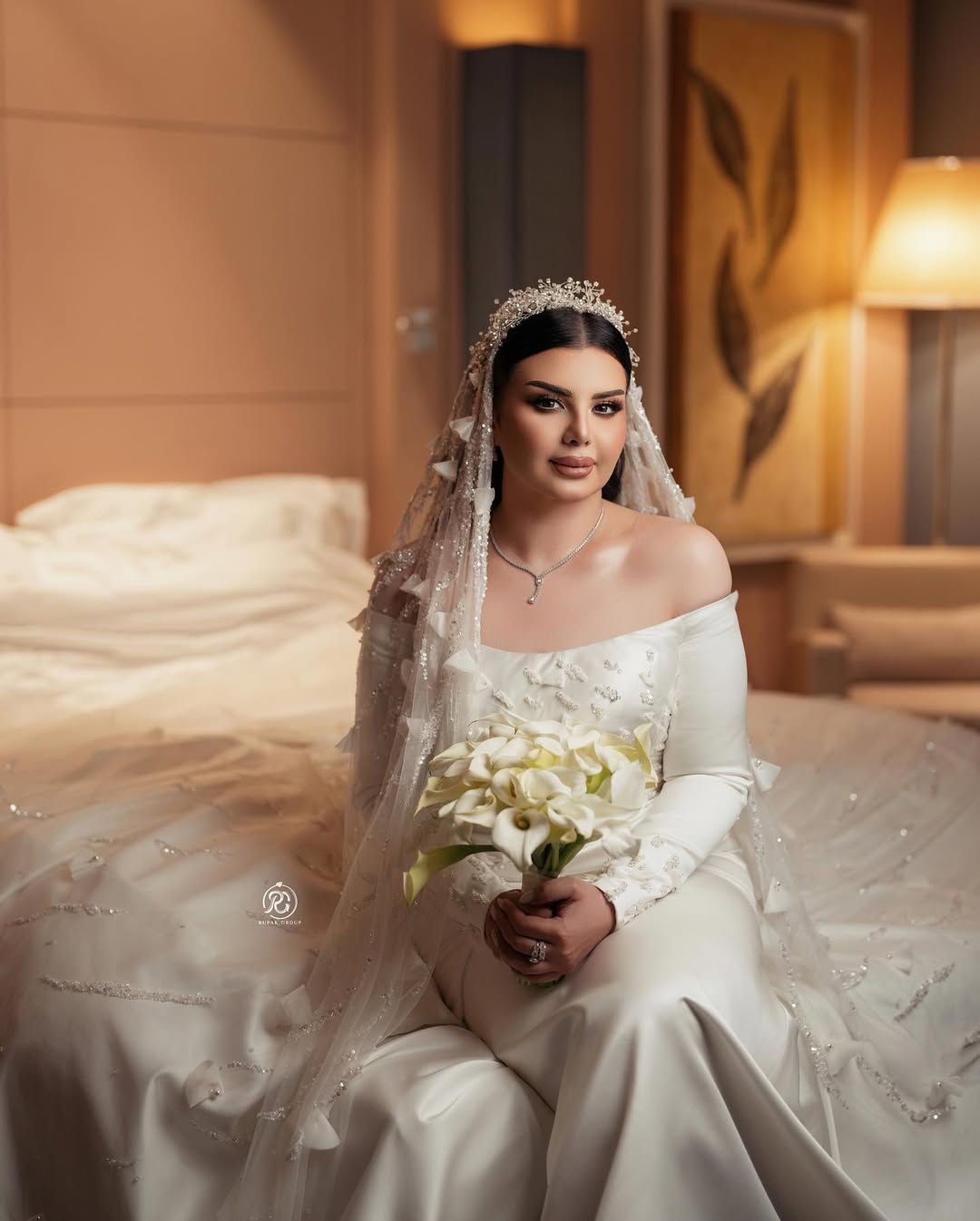 أصيل هميم في يوم زفافها