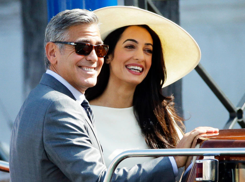 أغنية الرقصة الأولى لجورج كلوني George Clooney وأمل علم الدين Amal Alamuddin