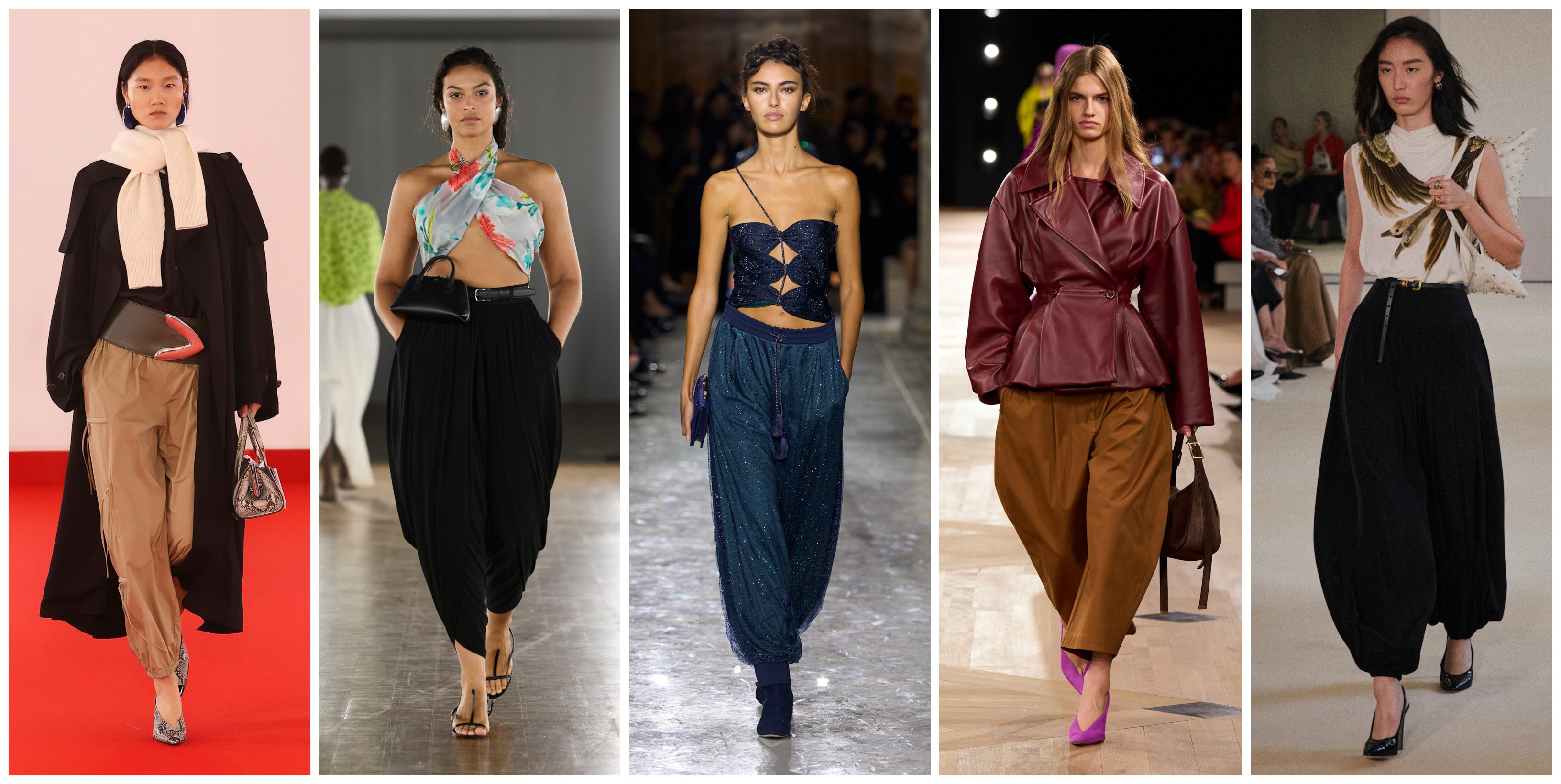 أفكار لتنسيق السروال من التوزارا، بالنسياغا، ارماني، كوبيرني، وبراندن ماكسويل