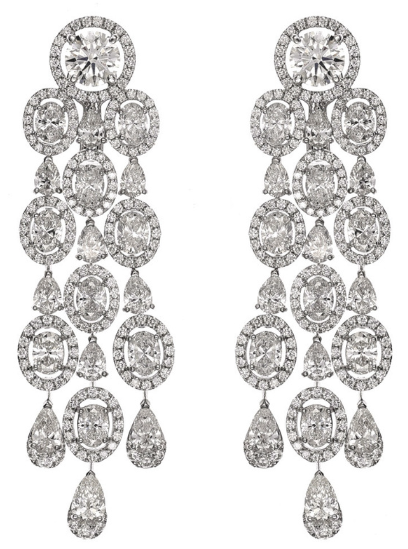 أقراط كارولين ميرفي Carolyn Murphy من مجوهرات دار شوبارد