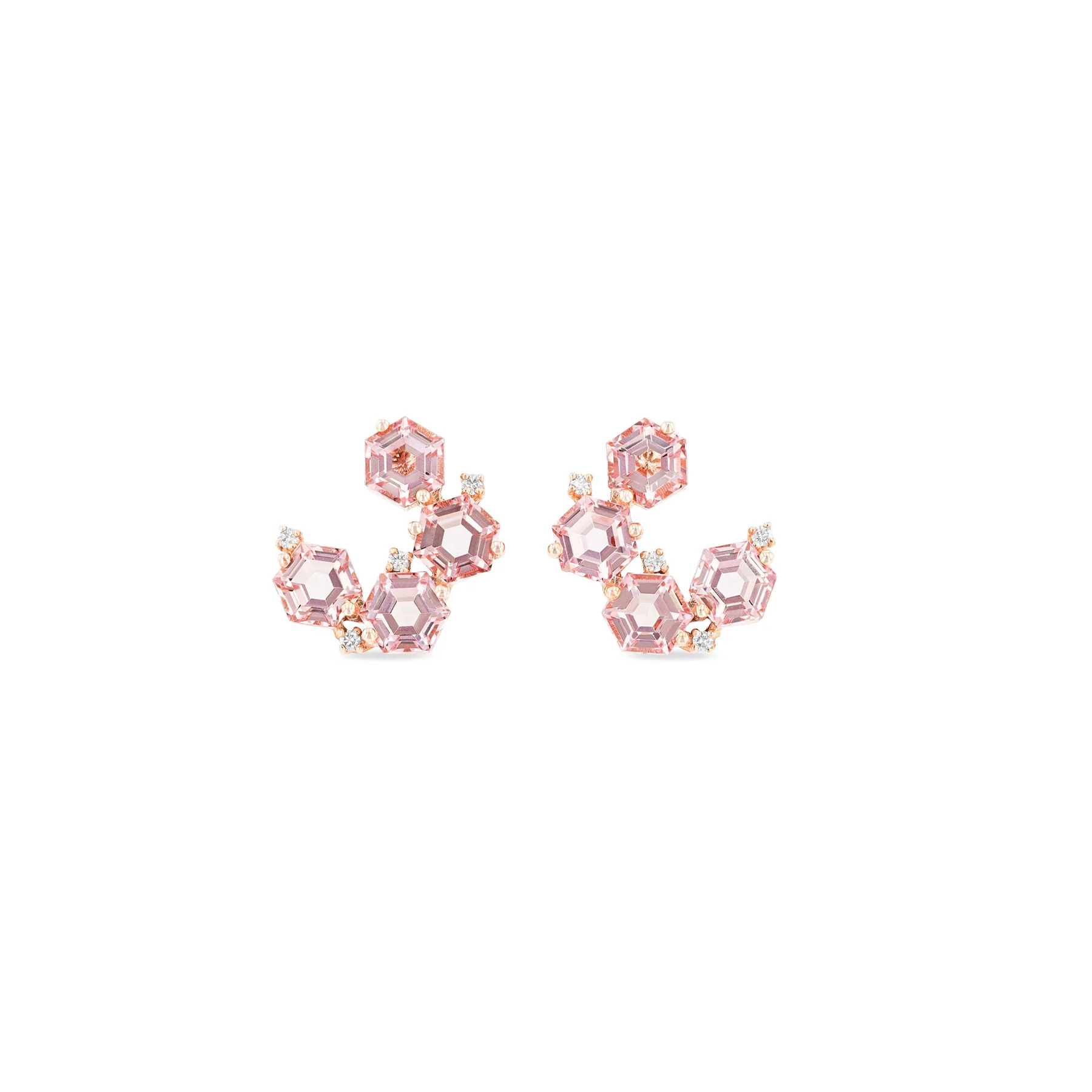 أقراط لويلا الحلقية الحلزونية Luella spiral hoop earrings من سوزان كالان Suzanne Kalan