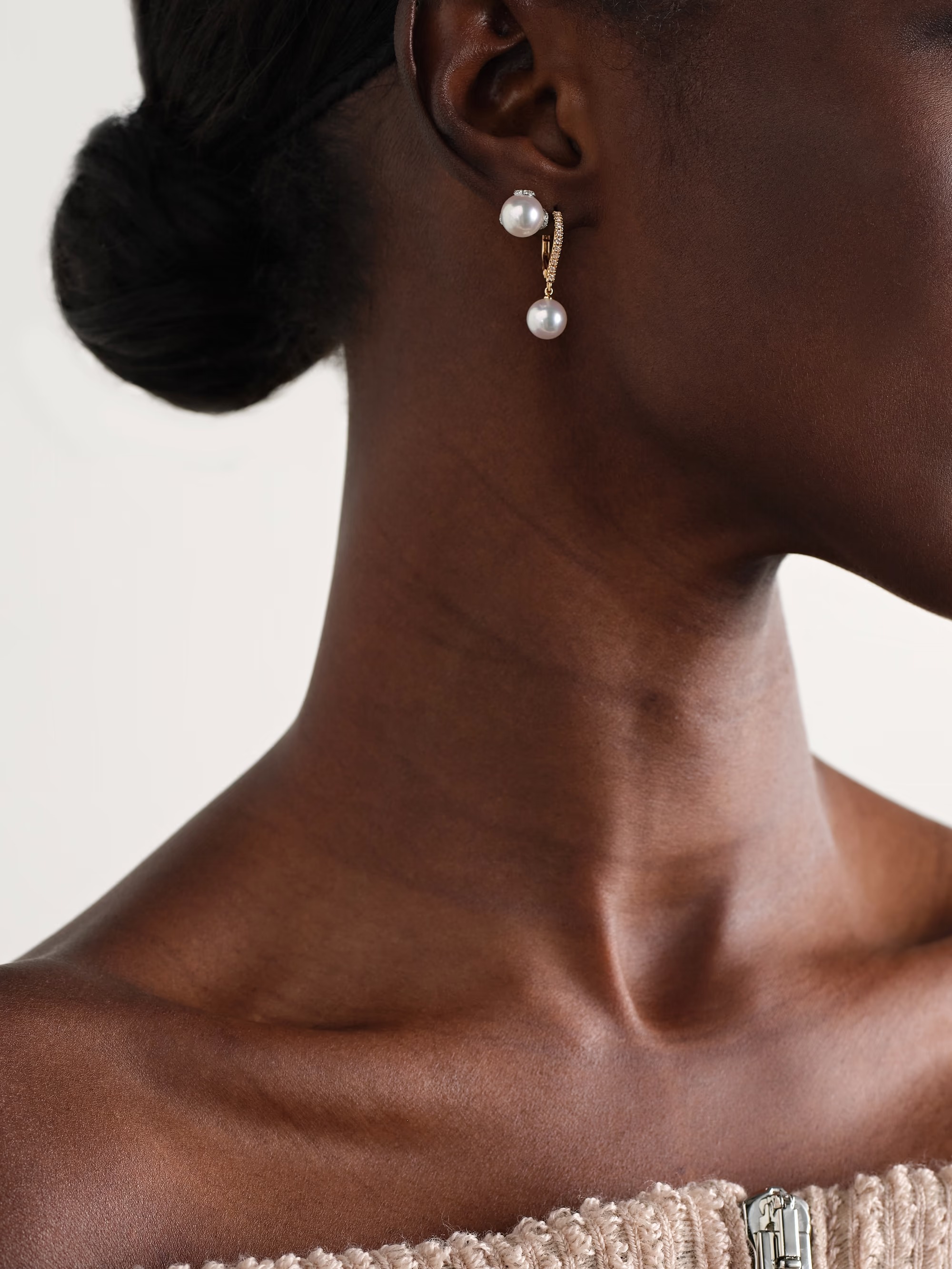 أقراط من MIKIMOTO