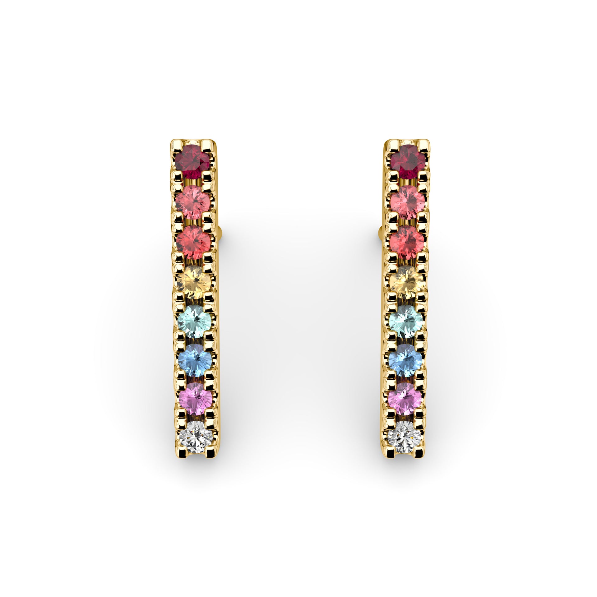 أقراط Bar studs من مارو Marrow