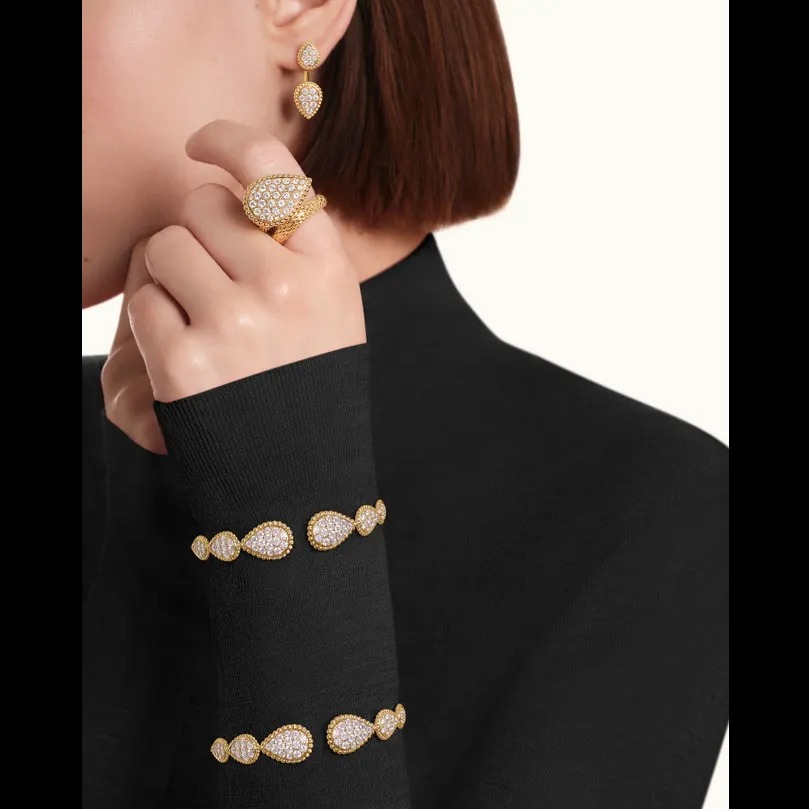 أقراط Boucheron Serpent Bohème