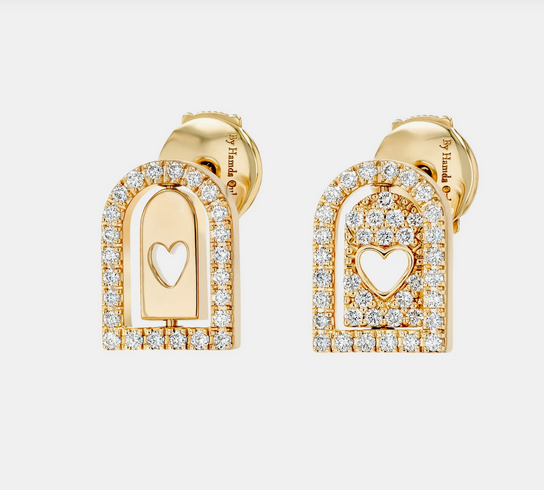 أقراط Cupid’s Arc Paved من     By Hhamda Qubaisi