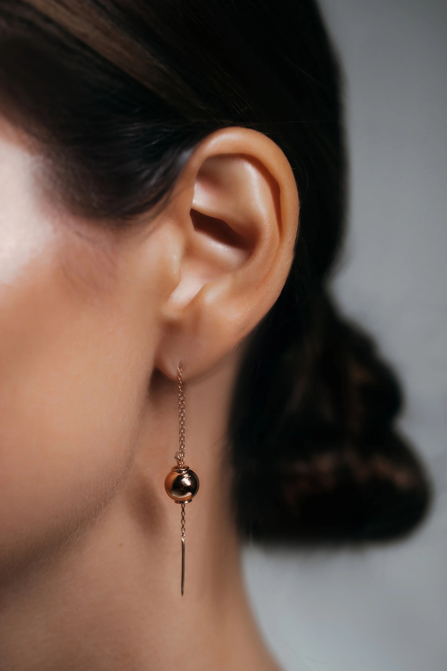 أقراط Drops القابلة للتعديل مع سلسلة من Twig Jewelry