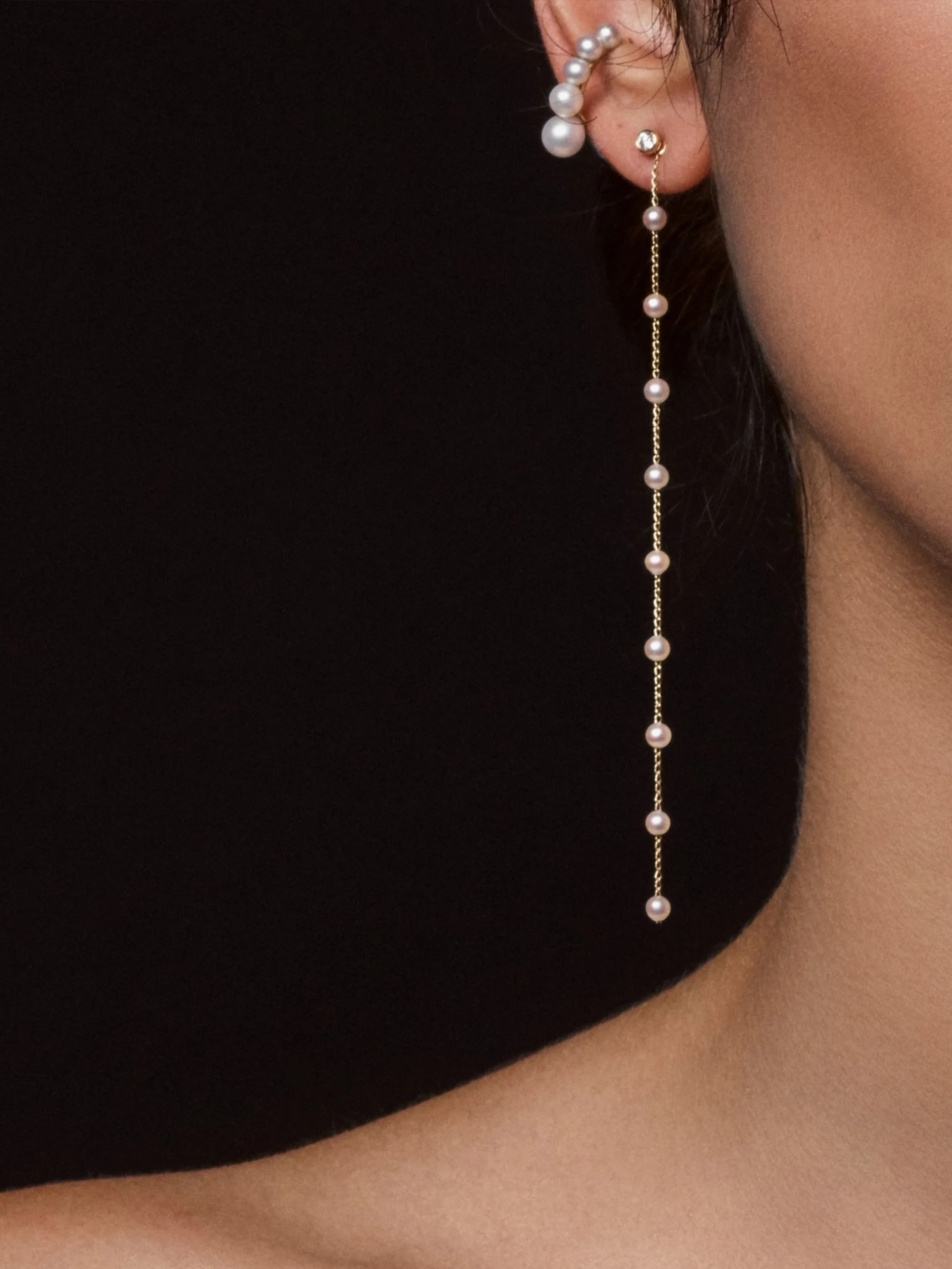 أقراط Hanging Chain من Mizuki