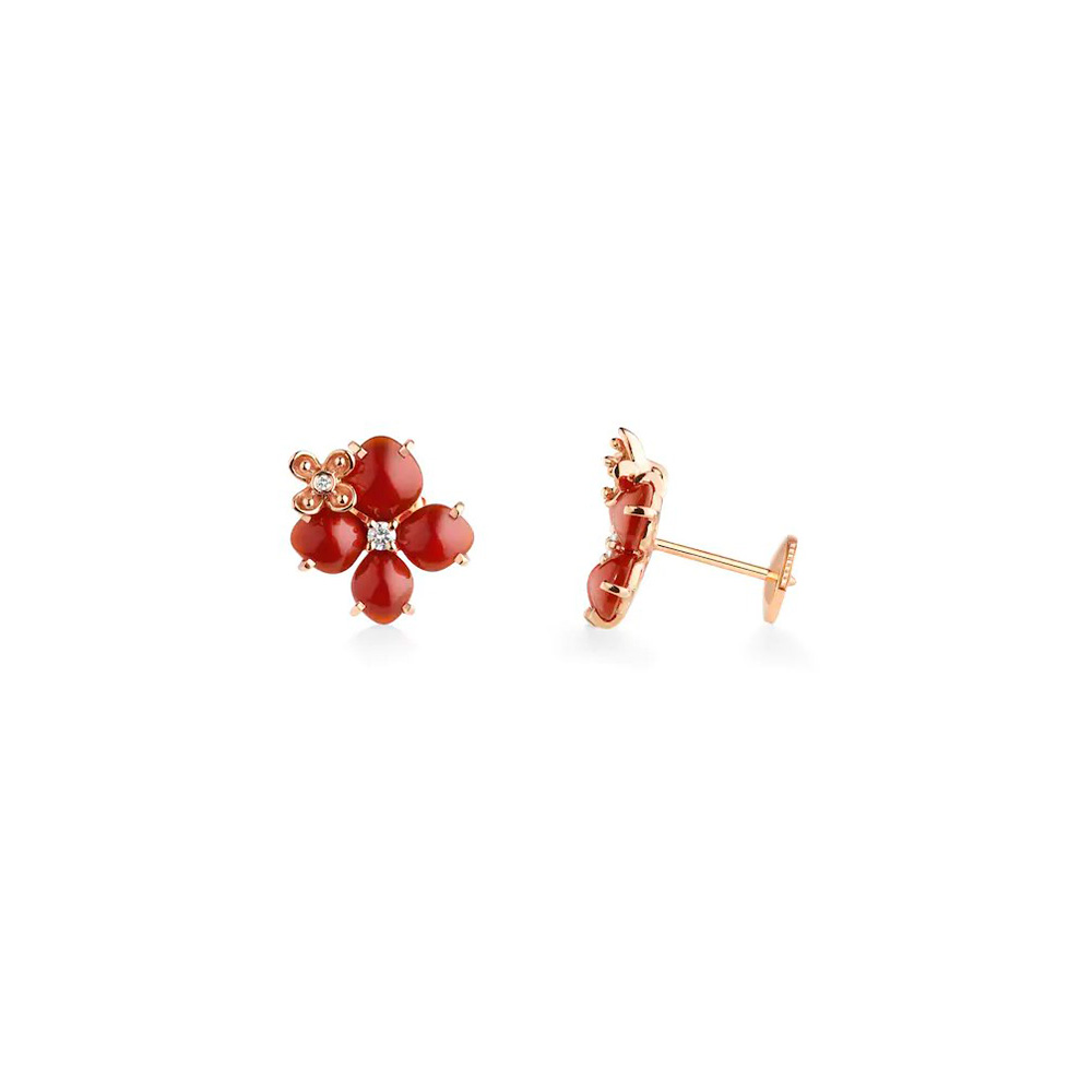 أقراط Hortensia Eden من شوميه Chaumet