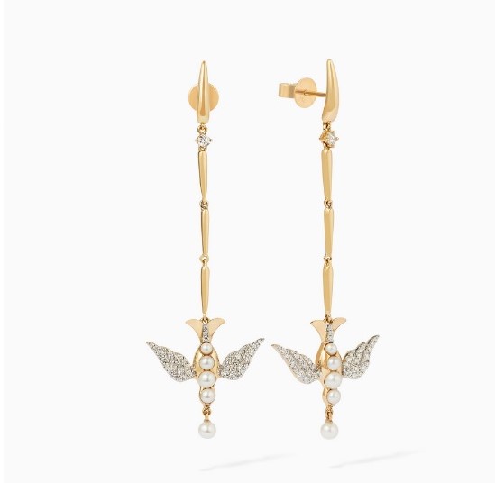 أقراط Lovebirds Stiletto من Annoushka
