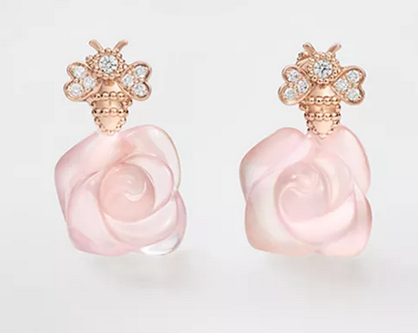 أقراط Rose Dior Pré Catelan