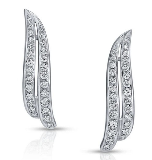 أقراط Small Diamond Eclipse من Anitako