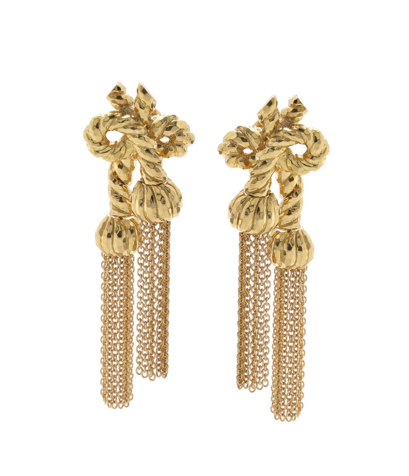 أقراط Tassel من David Webb