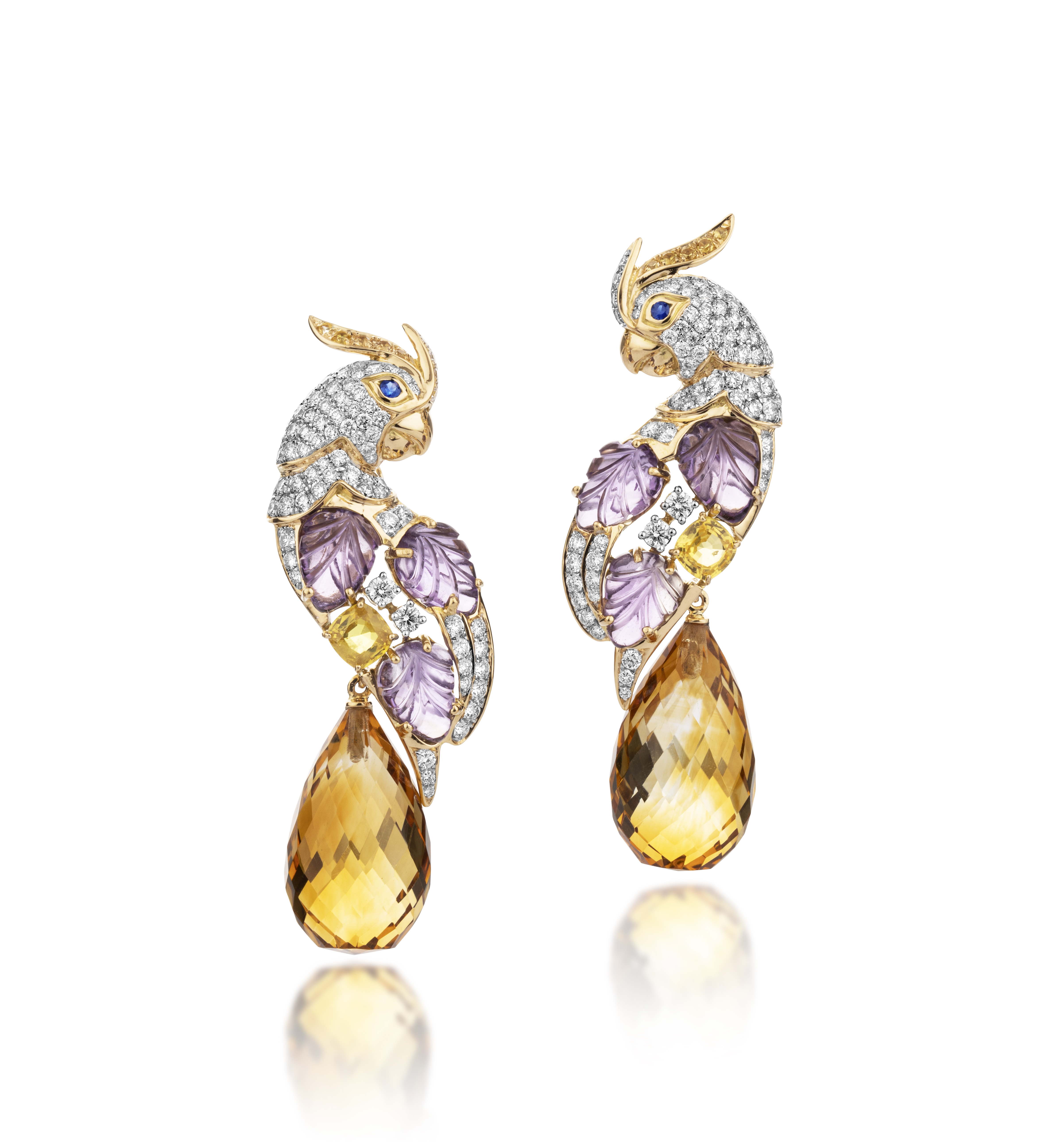 أقراط The Songkeeper من Farah Khan