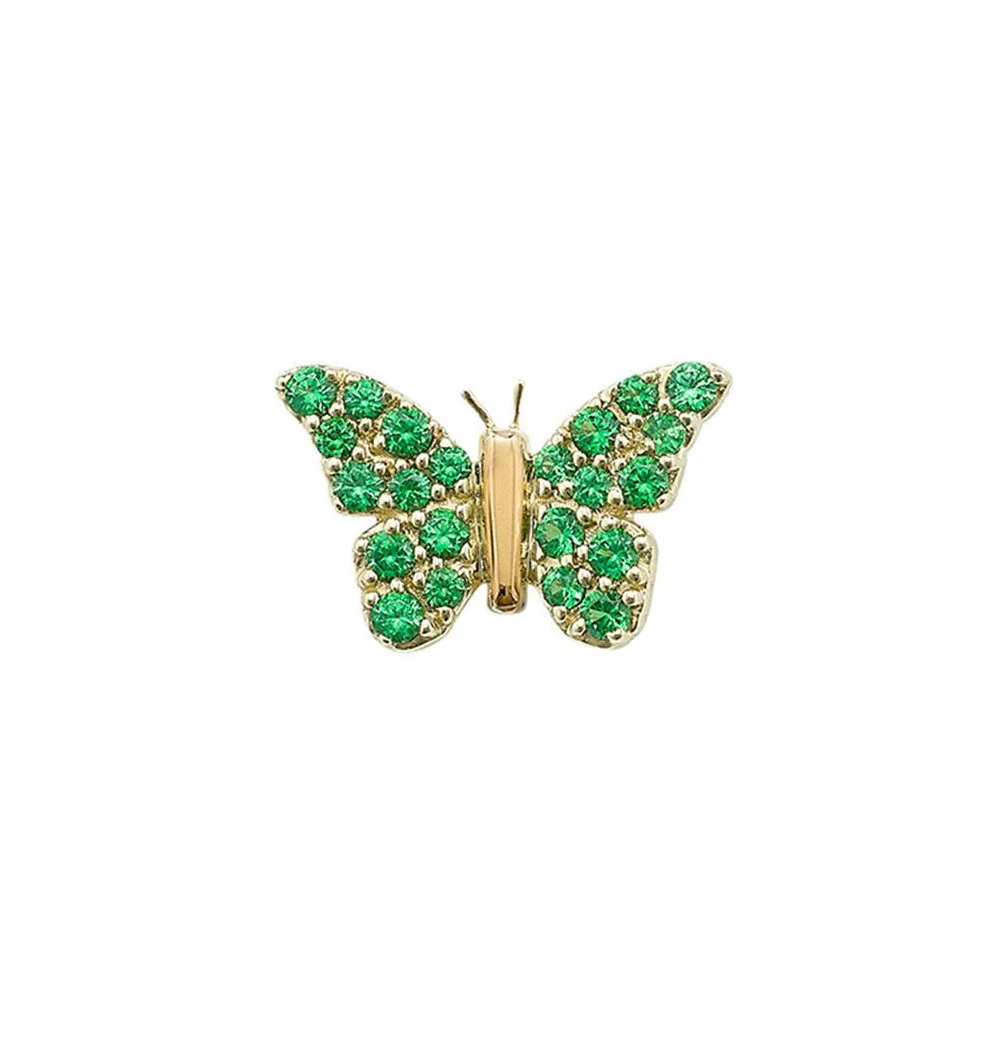 أقراط Tsavorite Butterfly من ROBINSON PELHAM