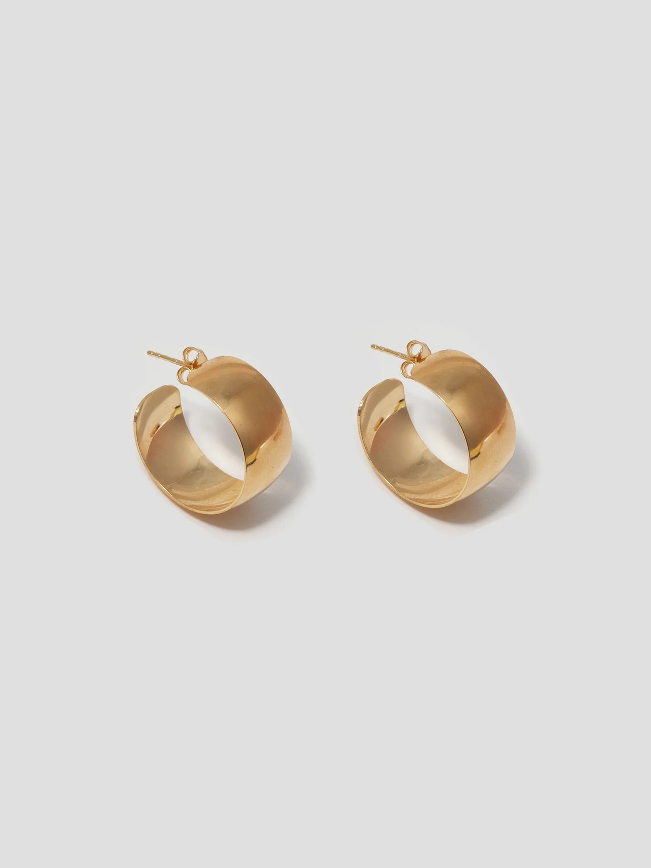 أقراط Vermeil Midi XL Dome من Loren Stewart