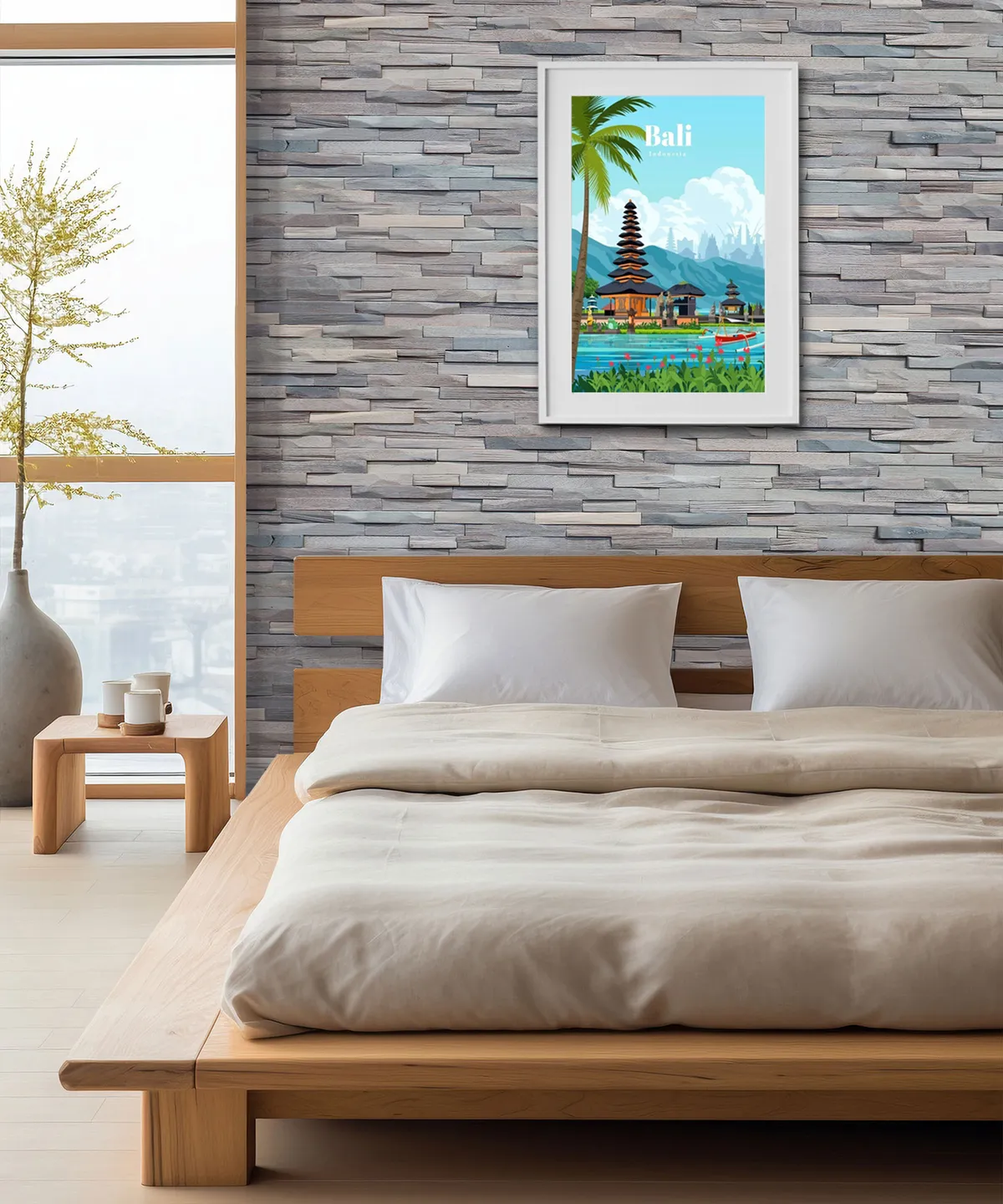 ألواح خشبية بتأثير البلاط