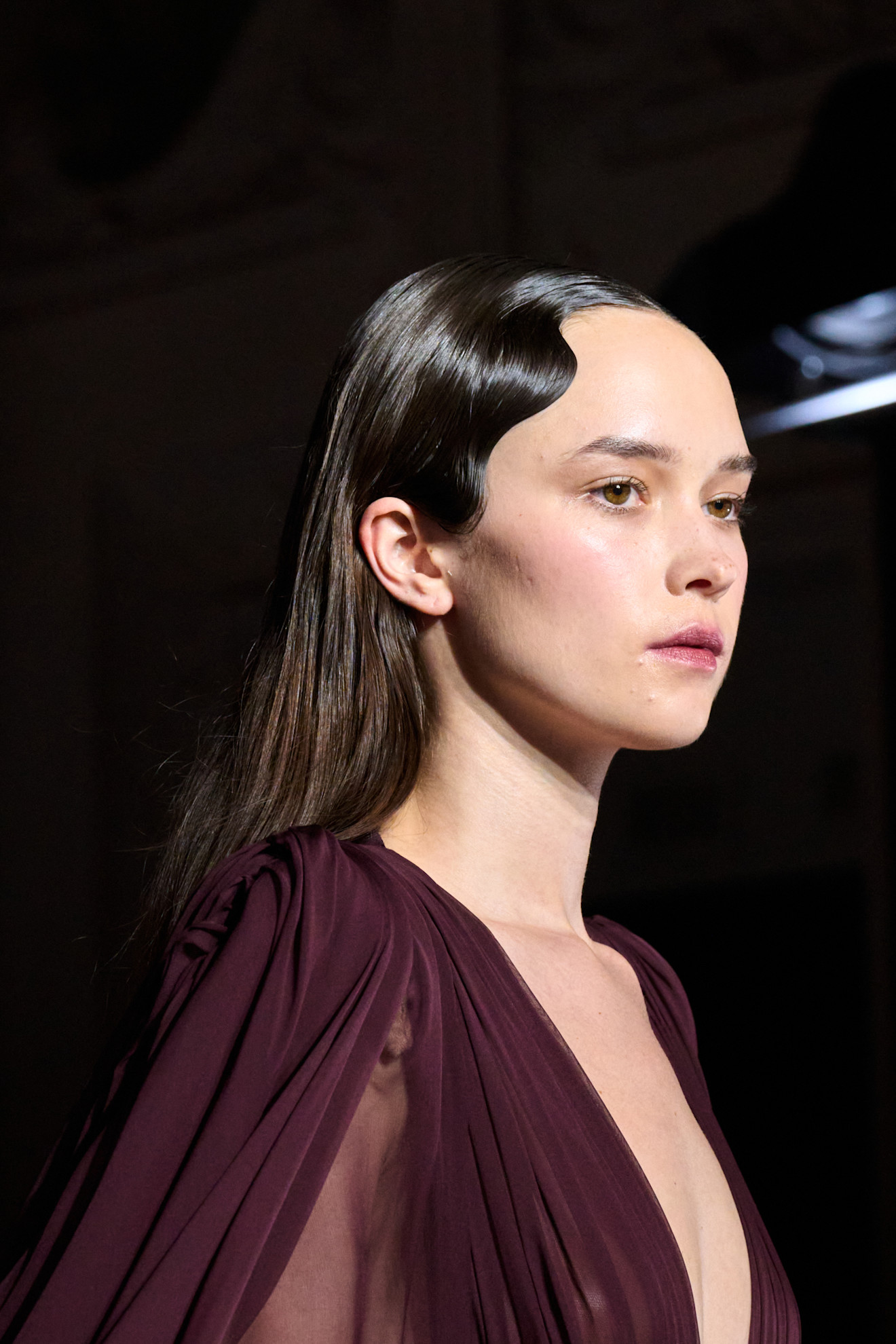 ألوان صبغات الشعر الاسود اللماع