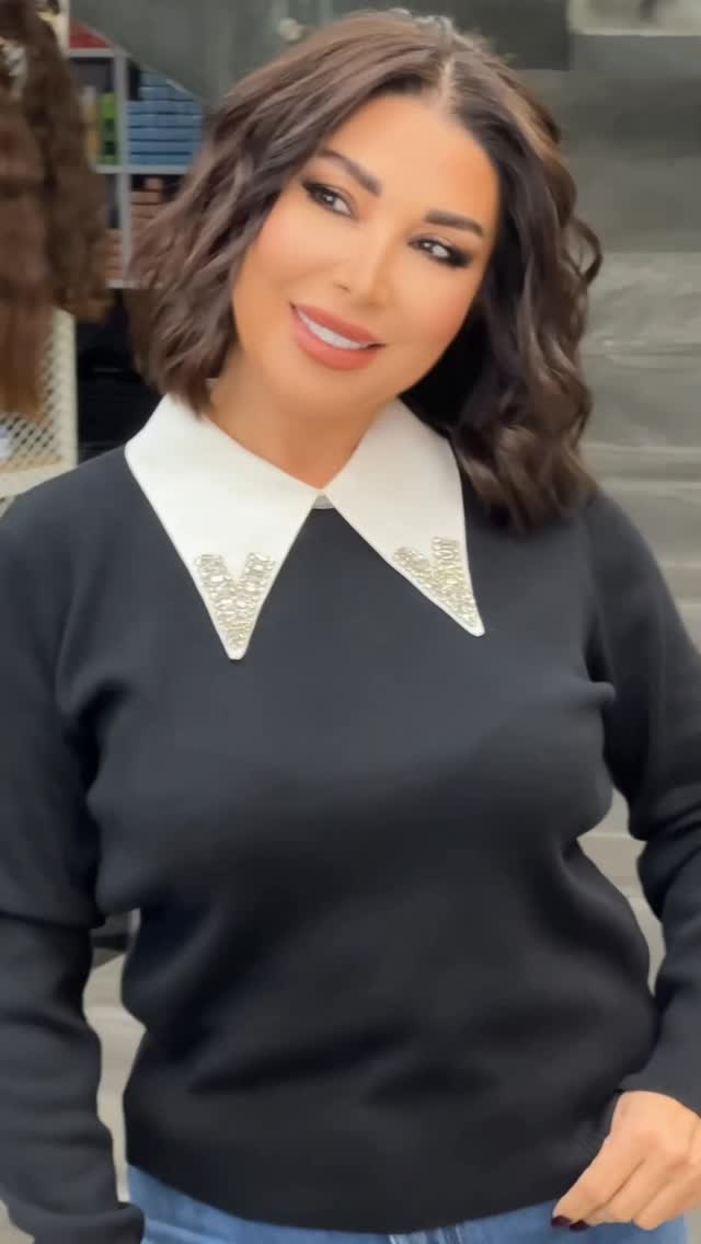 ألين خلف بإطلالة جمالية متجددة بعد غياب