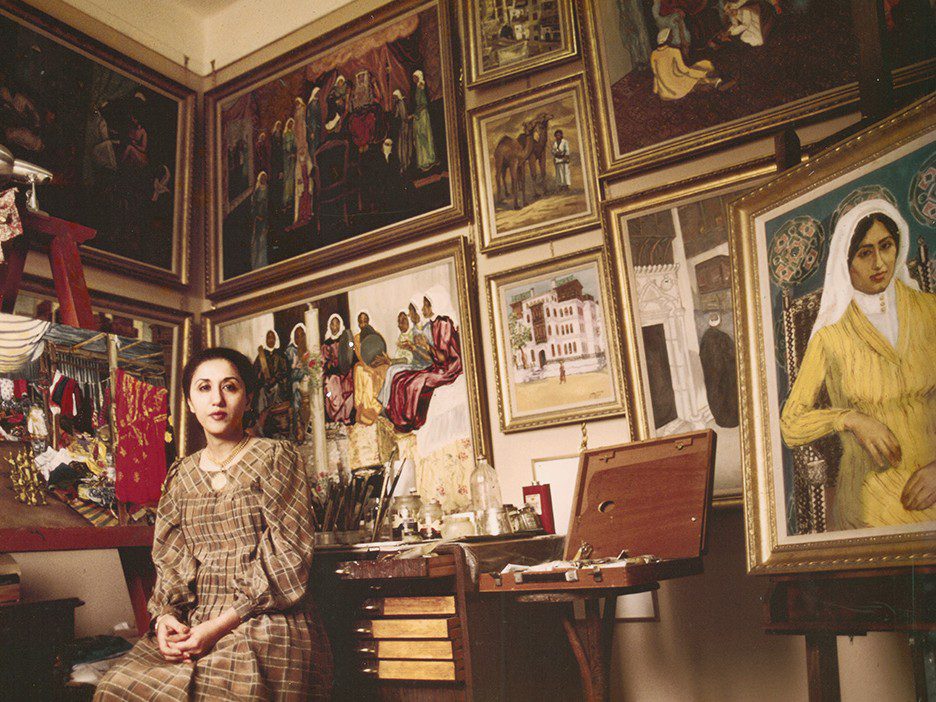 أم الفن السعودية صفية بن زقر — المصدر دارة صفية بن زقر